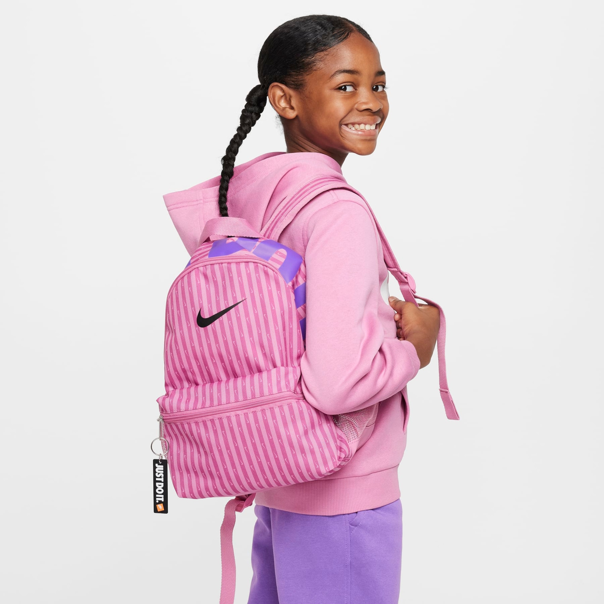 Mochila Nike Brasilia Mini JDI Infantil - Foto 1
