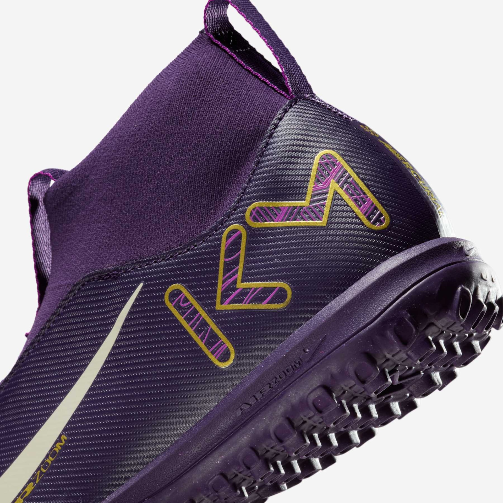 Chuteira Nike Mercurial Superfly 10 Academy KM Infantil Society - Foto 8
