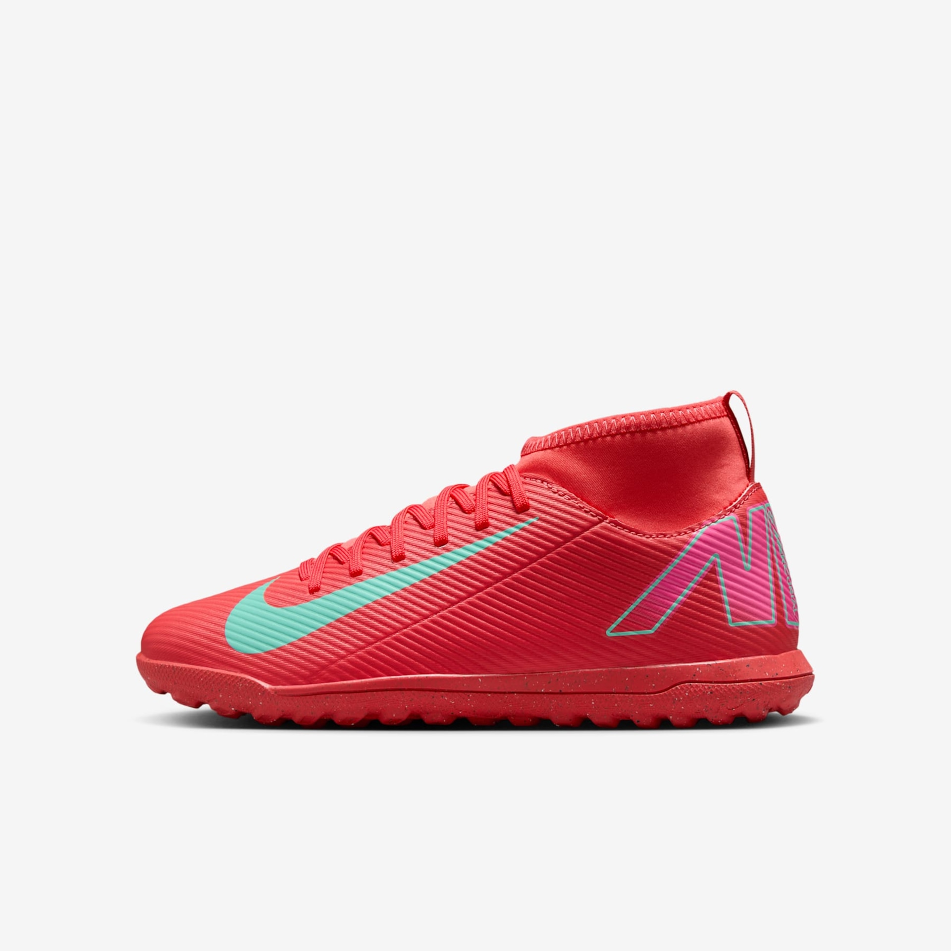 Chuteira Nike Jr Mercurial Superfly 10 Club Infantil Society - Foto 1