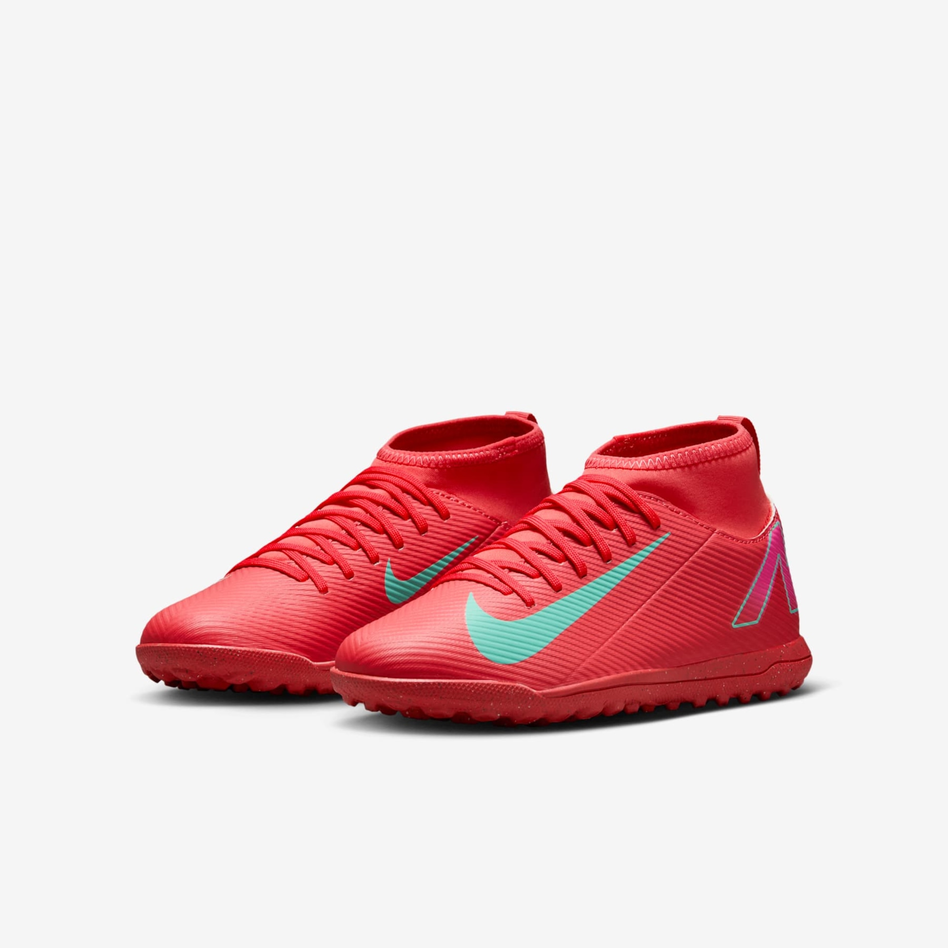 Chuteira Nike Jr Mercurial Superfly 10 Club Infantil Society - Foto 5