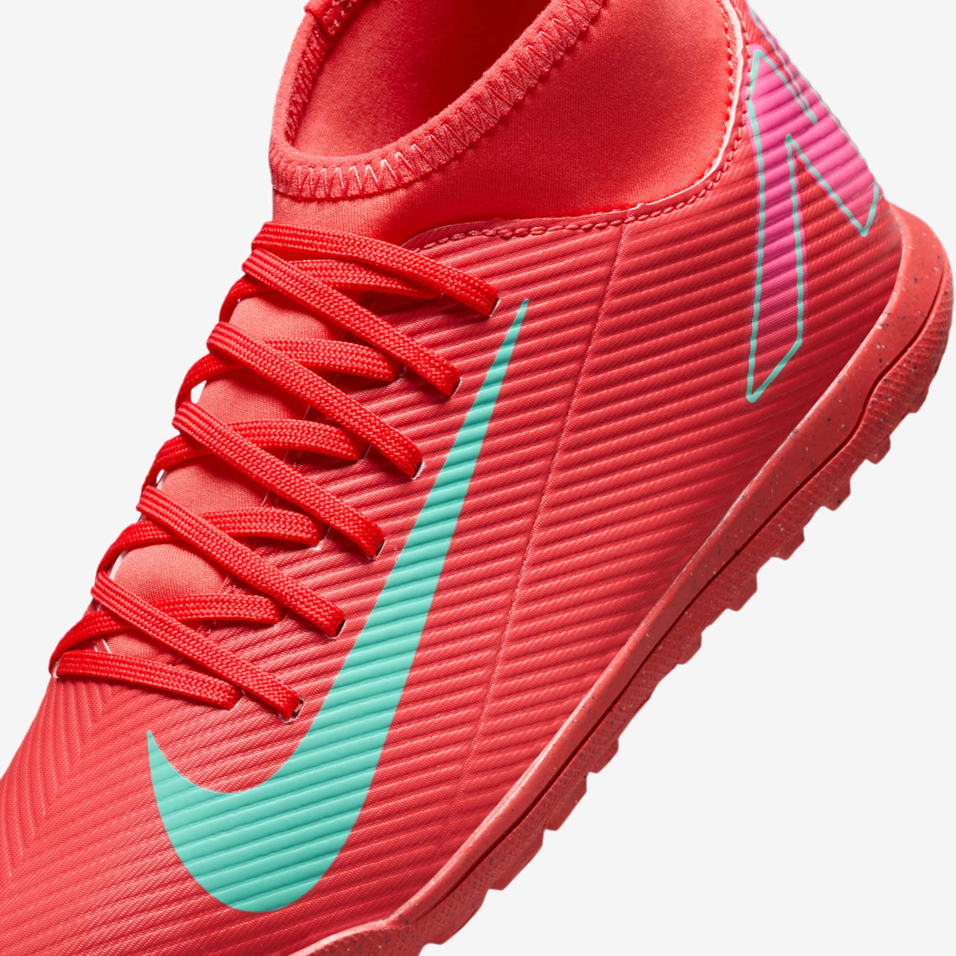 Chuteira Nike Jr Mercurial Superfly 10 Club Infantil Society - Foto 7