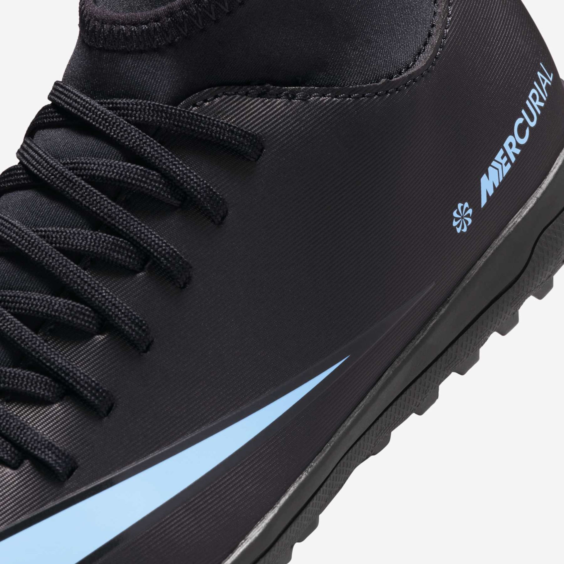 Chuteira Nike Jr Mercurial Superfly 10 Club Infantil Society - Foto 7