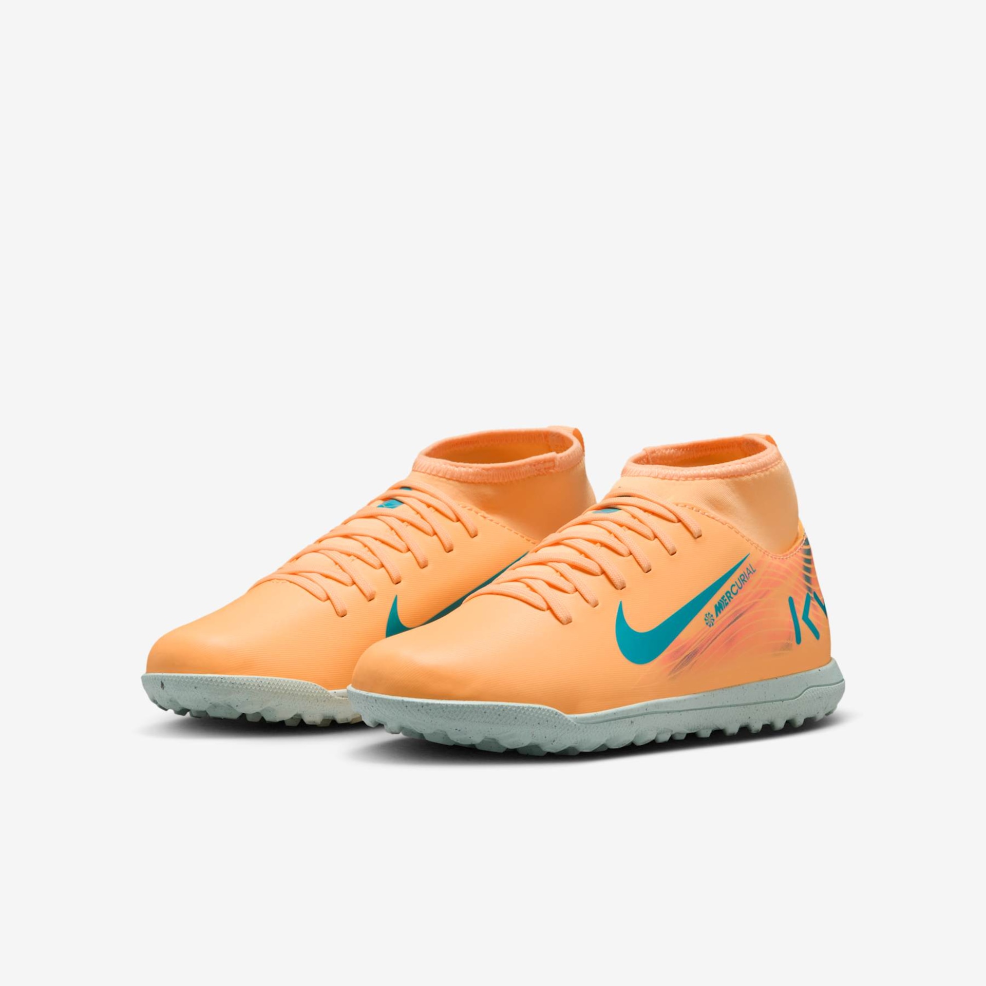 Chuteira Nike Mercurial Superfly 10 Club KM Infantil Society - Foto 5