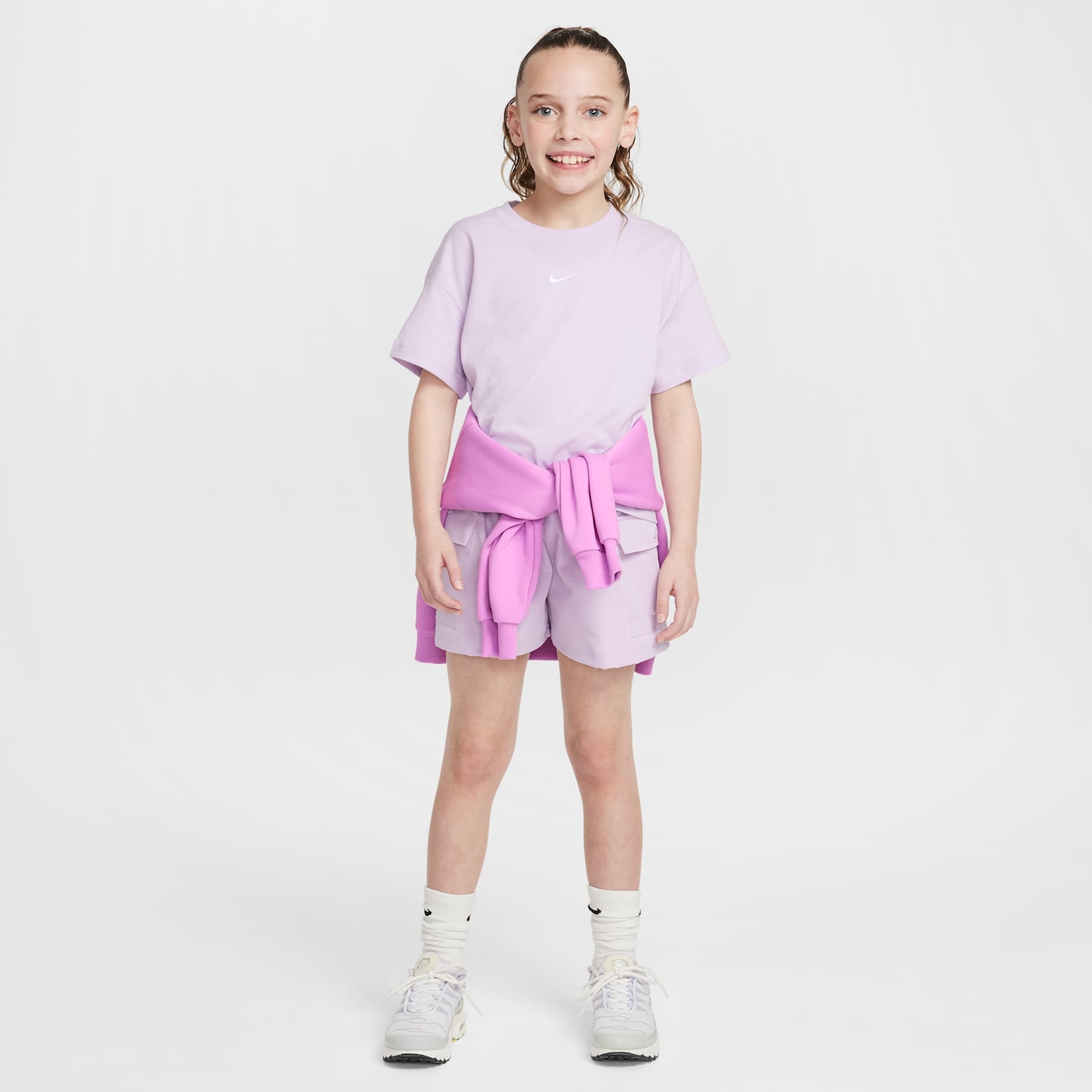 Camiseta Nike Sportswear Essentials Infantil - Foto 5