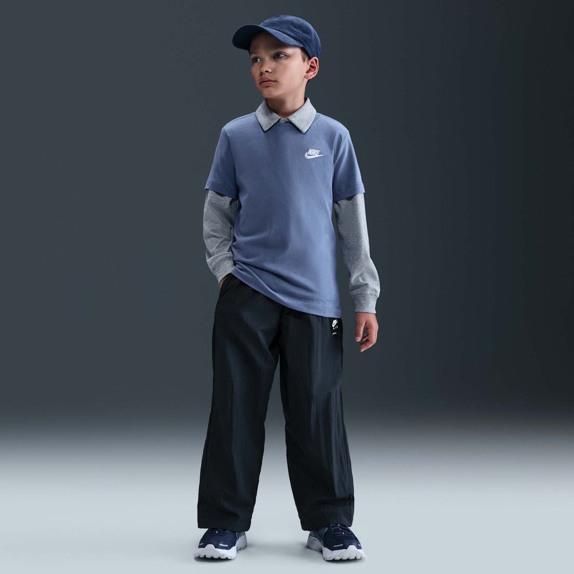 Camiseta Nike Sportswear Futura Infantil - Foto 4