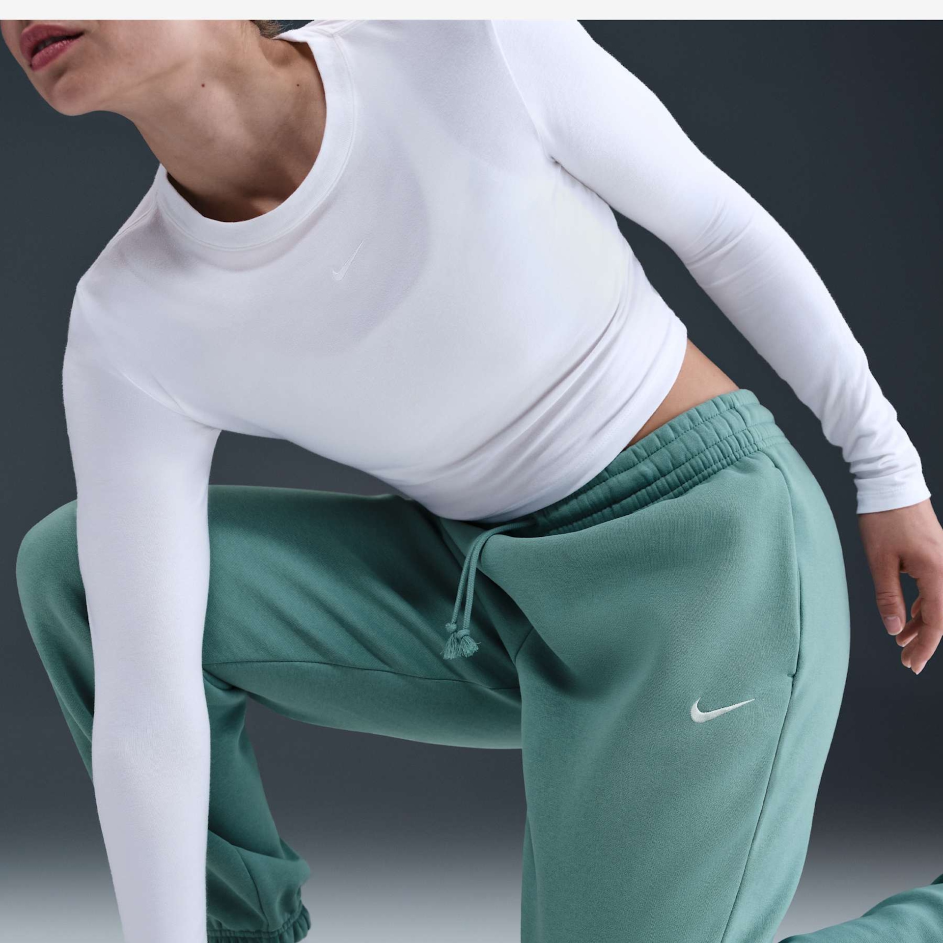 Calça Nike Sportswear Phoenix Fleece Feminina - Foto 5
