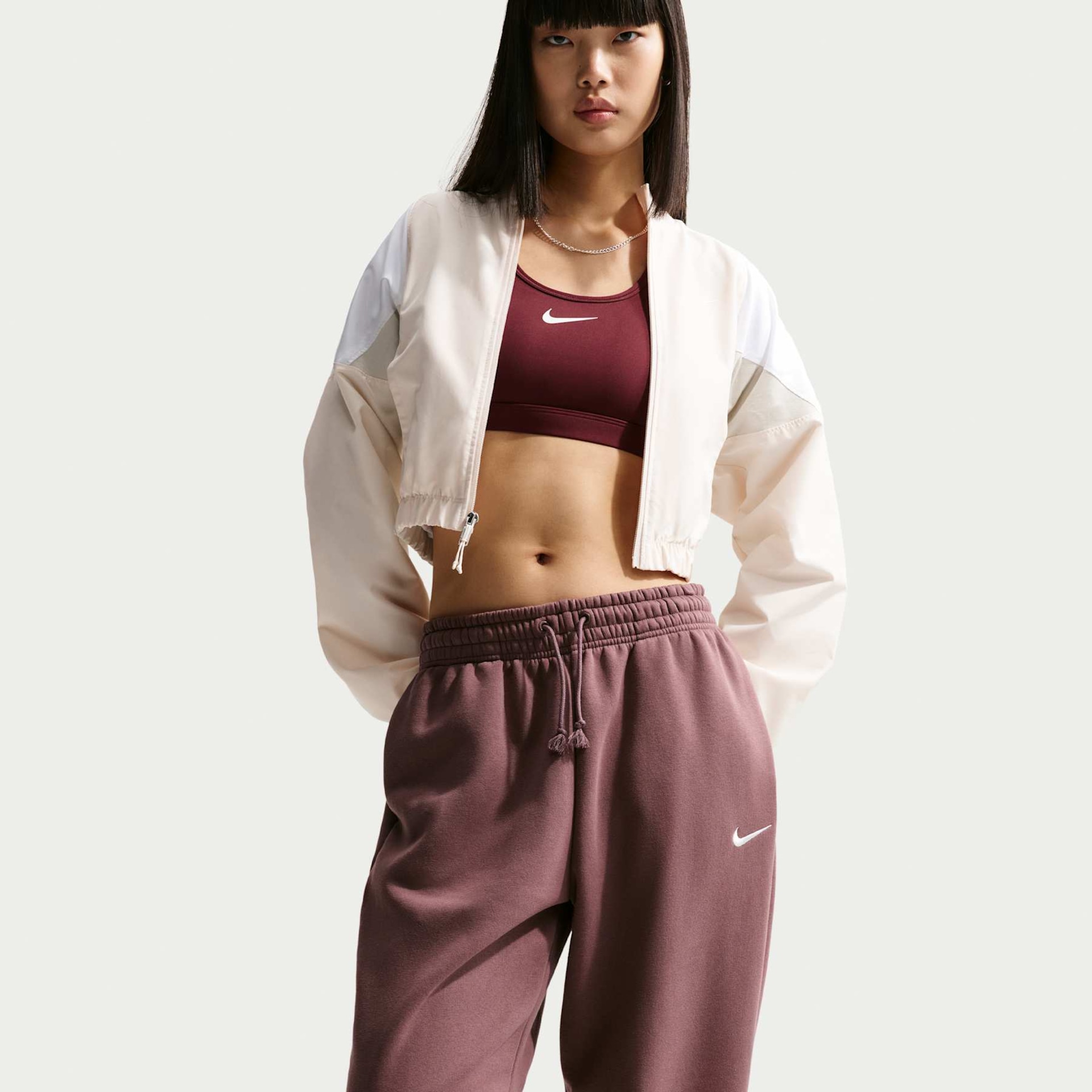 Calça Nike Sportswear Phoenix Fleece Feminina - Foto 4