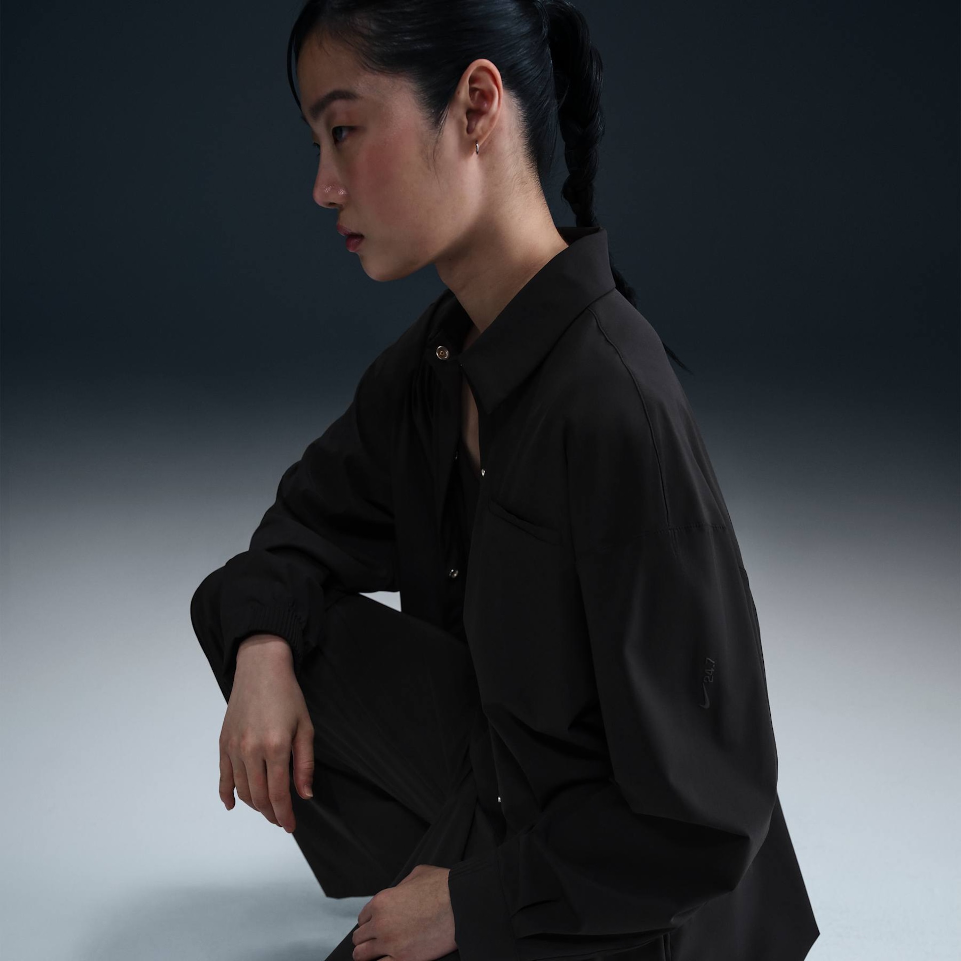 Camisa Nike Dri-Fit Oversized 24.7 Feminina - Foto 3