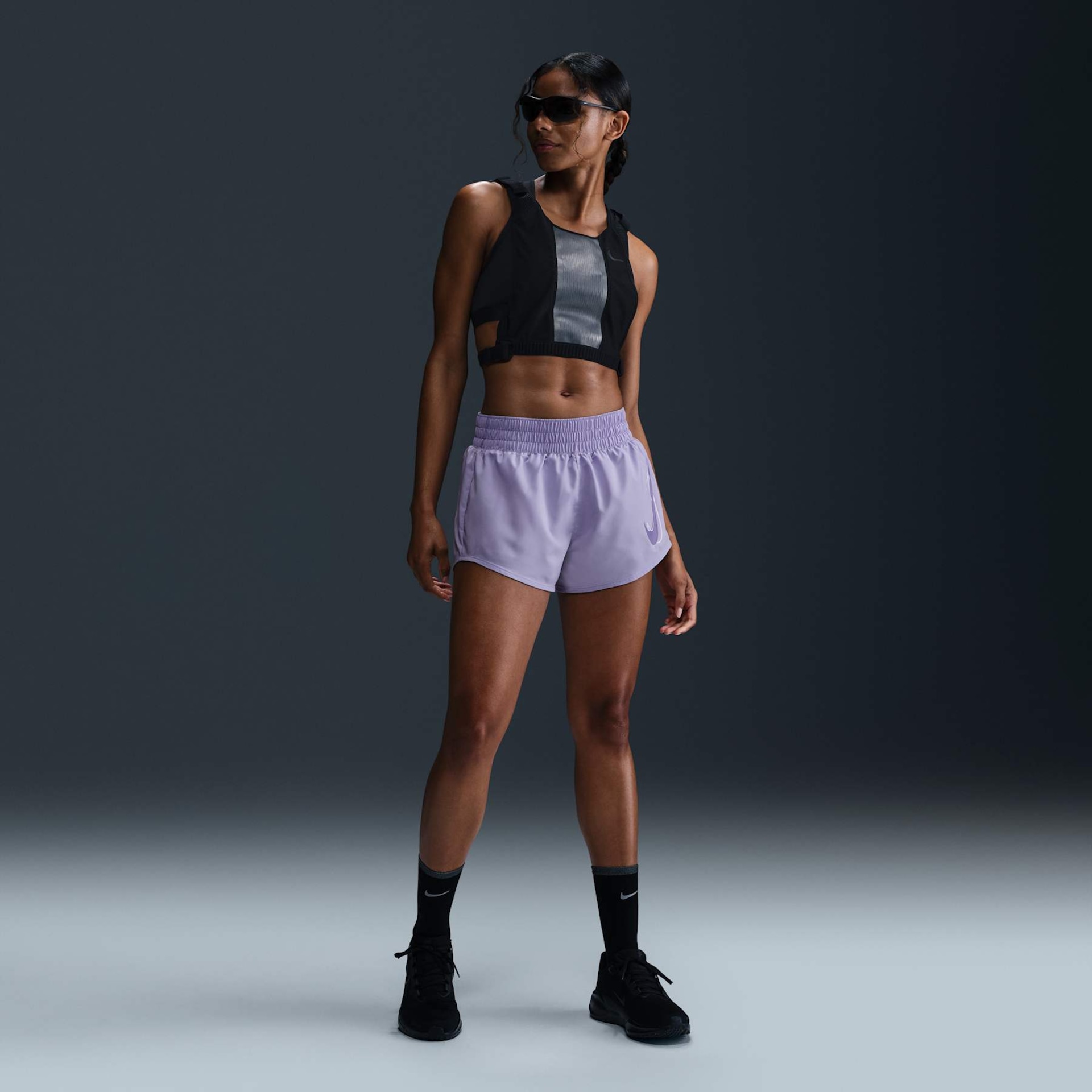 Shorts Nike One Swoosh Feminino - Foto 1