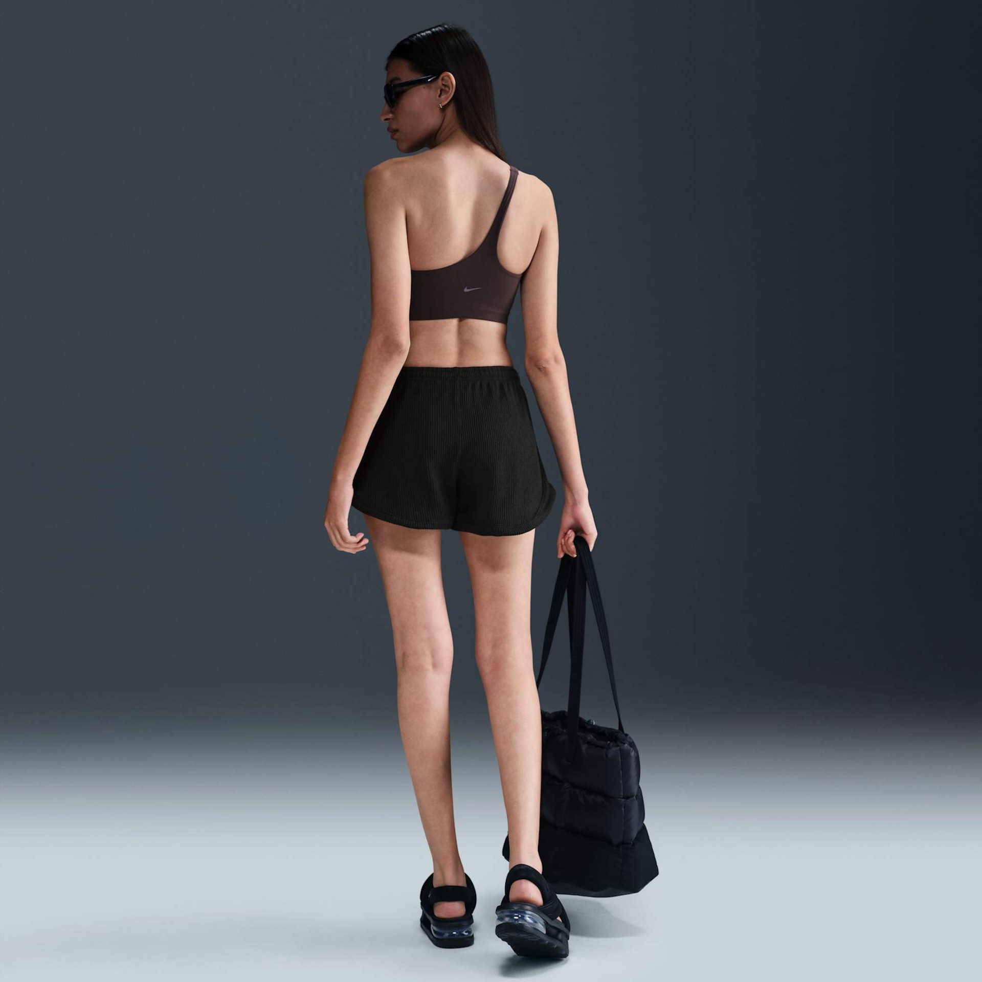 Shorts Nike Sportswear Chill Waffle Feminino - Foto 4