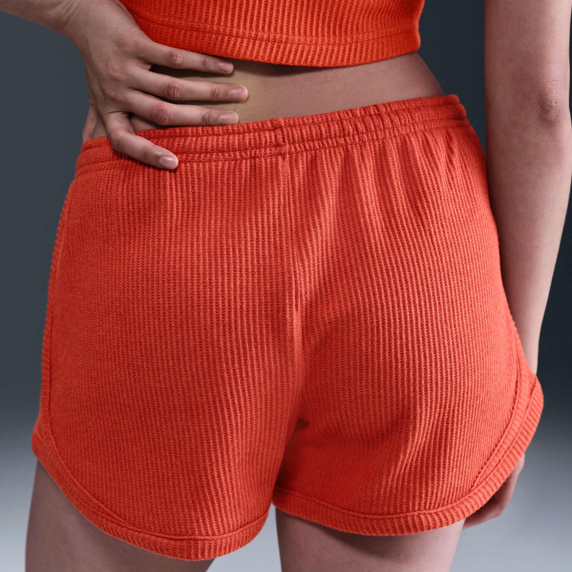 Shorts Nike Sportswear Chill Waffle Feminino - Foto 3