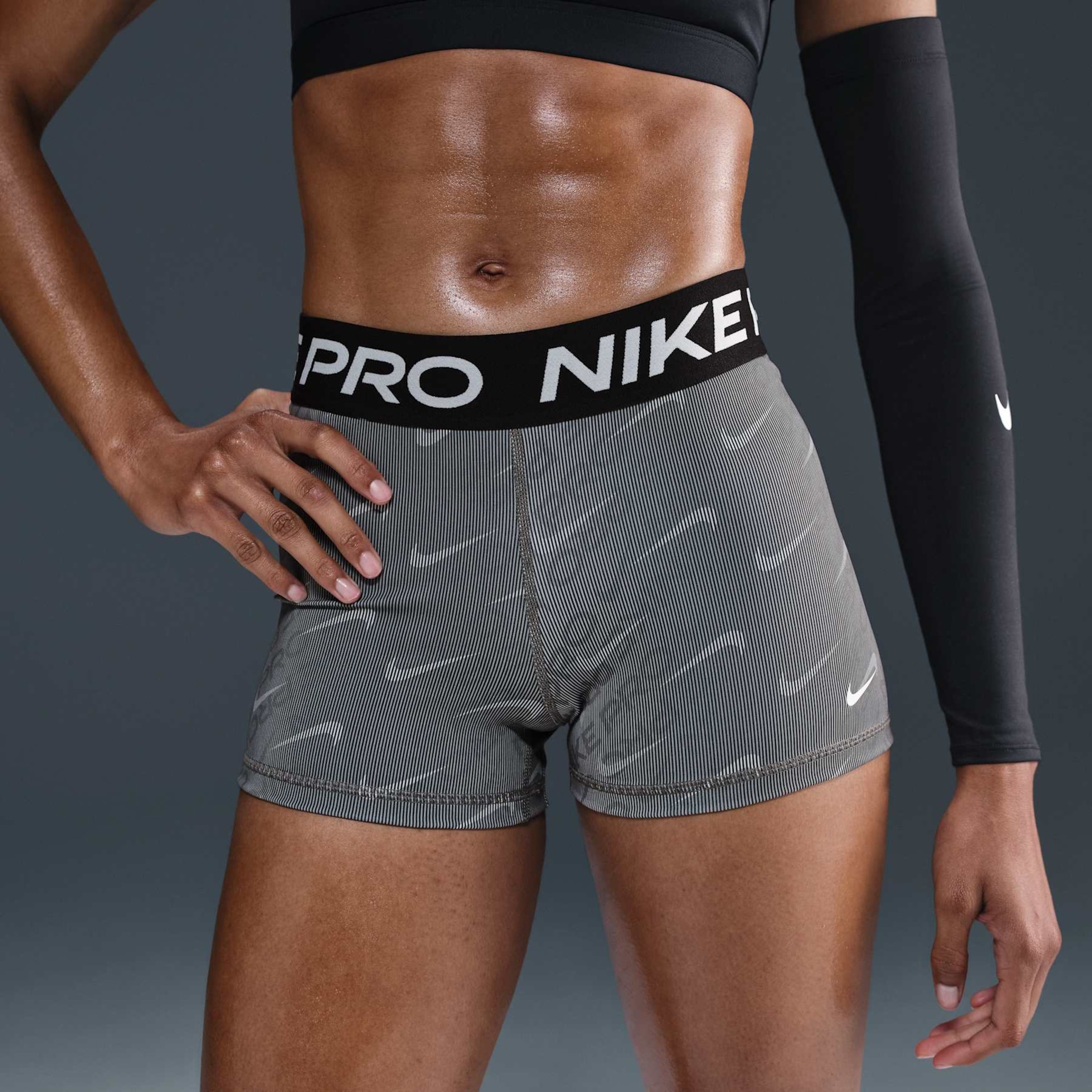 Shorts Nike Pro Dri-FIT 3IN Feminino - Foto 2