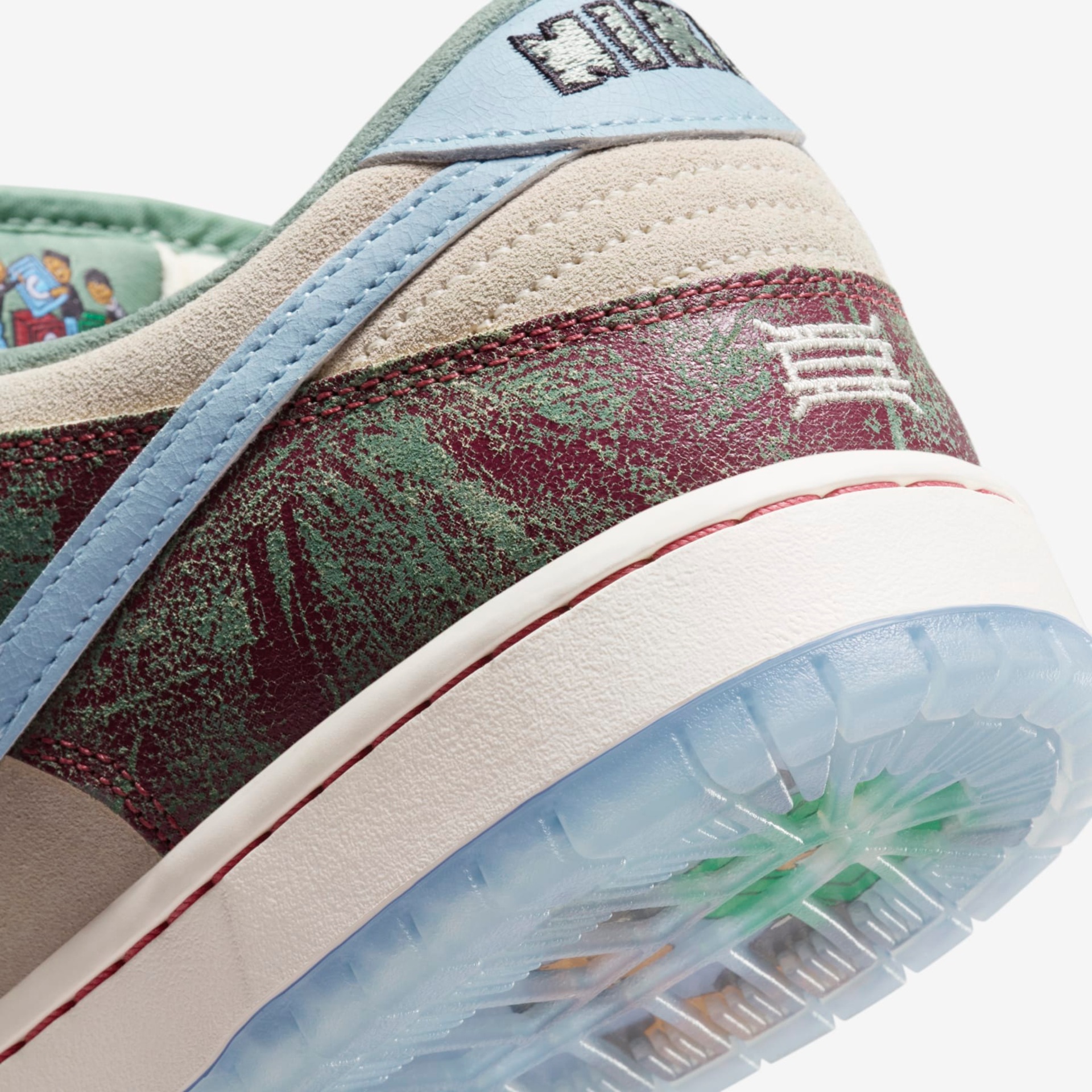 Tênis Nike SB Dunk Low x Crenshaw Skate Club Masculino - Foto 8