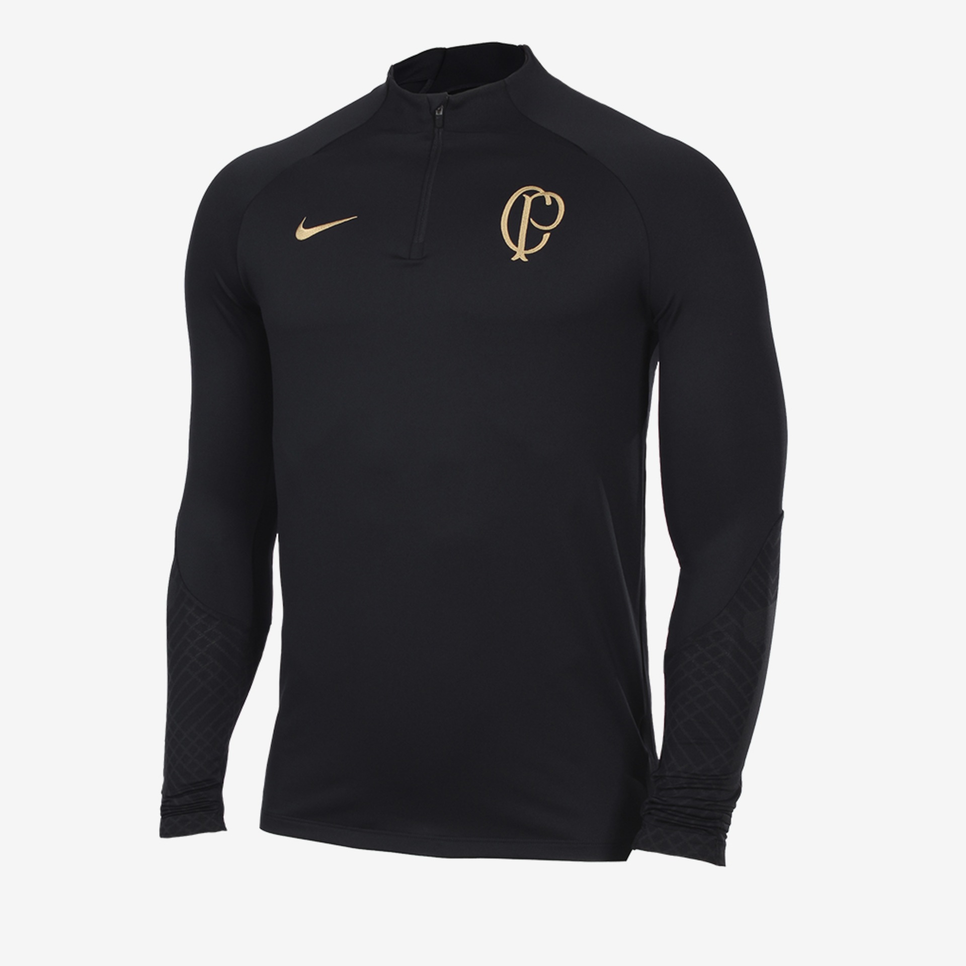 Camiseta Manga Longa Nike Corinthians Strike Masculina - Foto 1