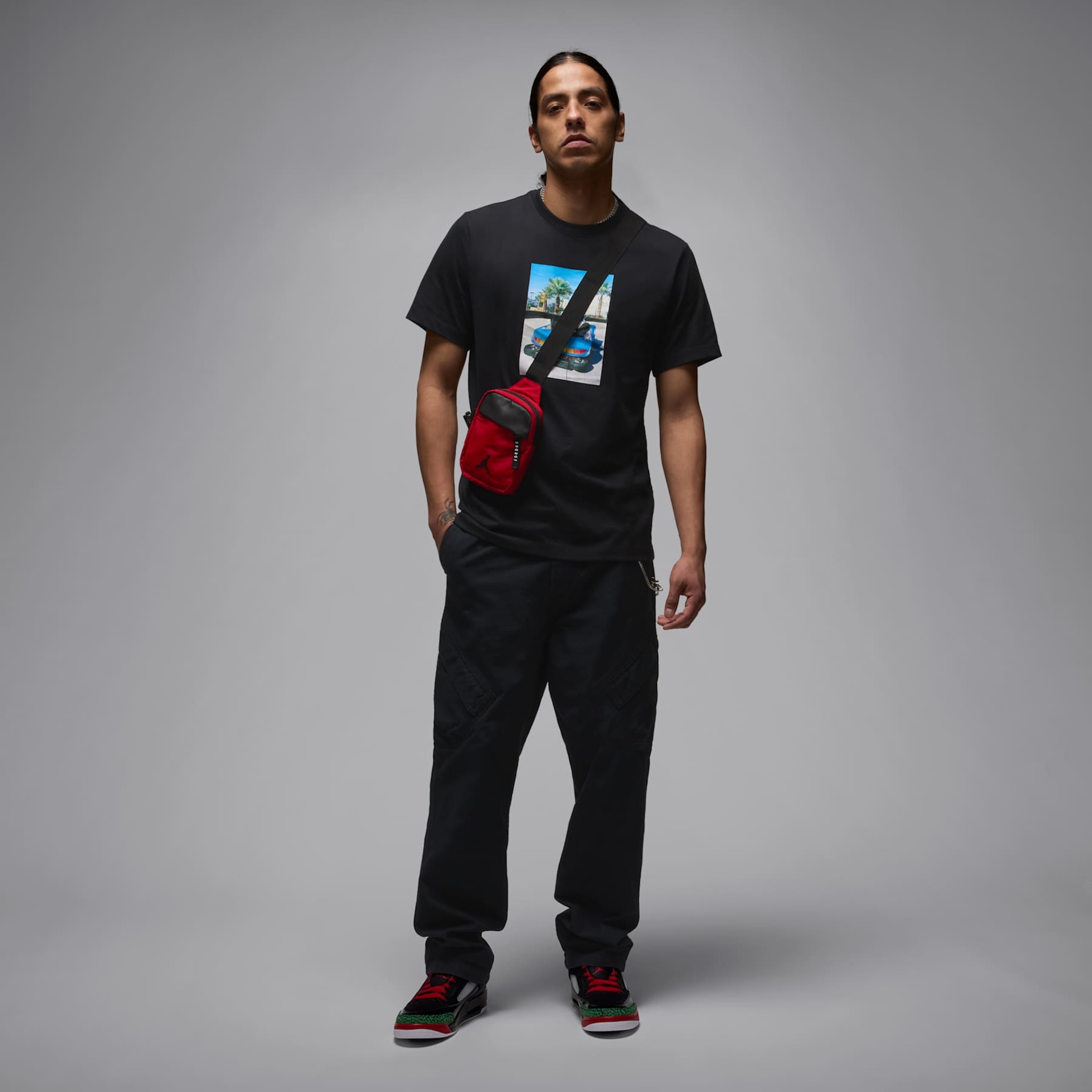 Camiseta Jordan Brand Crew Masculina - Foto 6