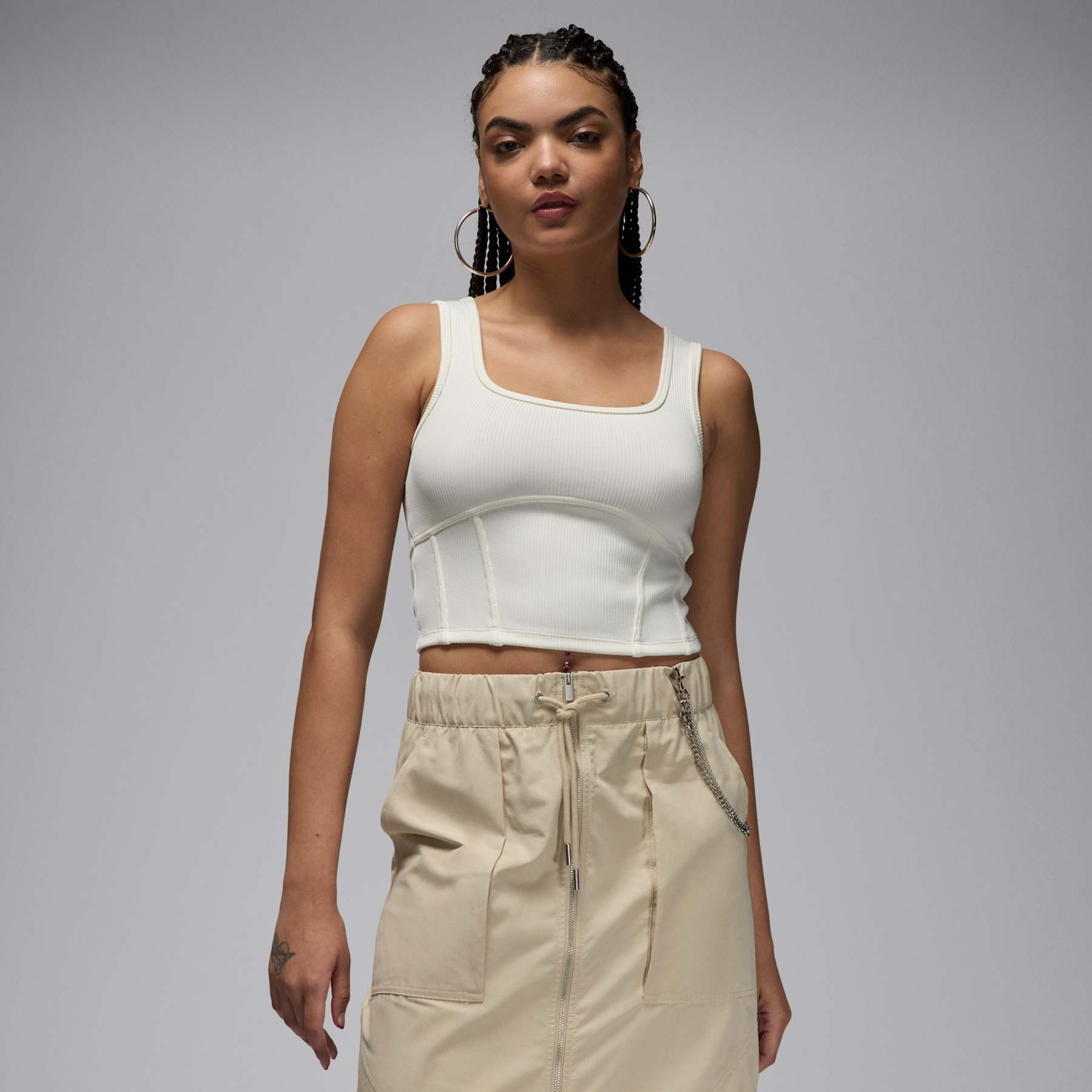 Regata Jordan Cropped Lifestyle Feminina - Foto 1