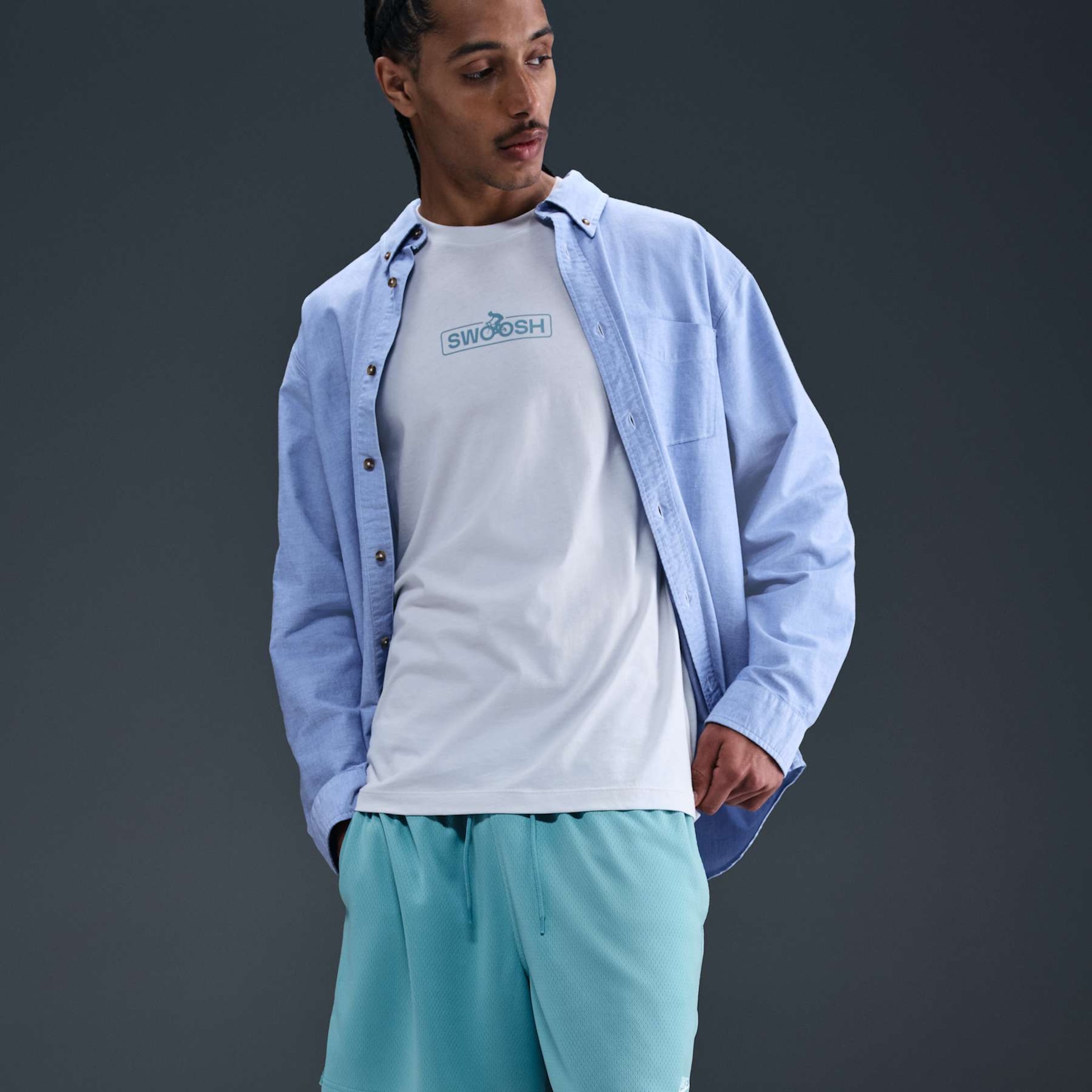 Shorts Nike Club Flow Masculino - Foto 5