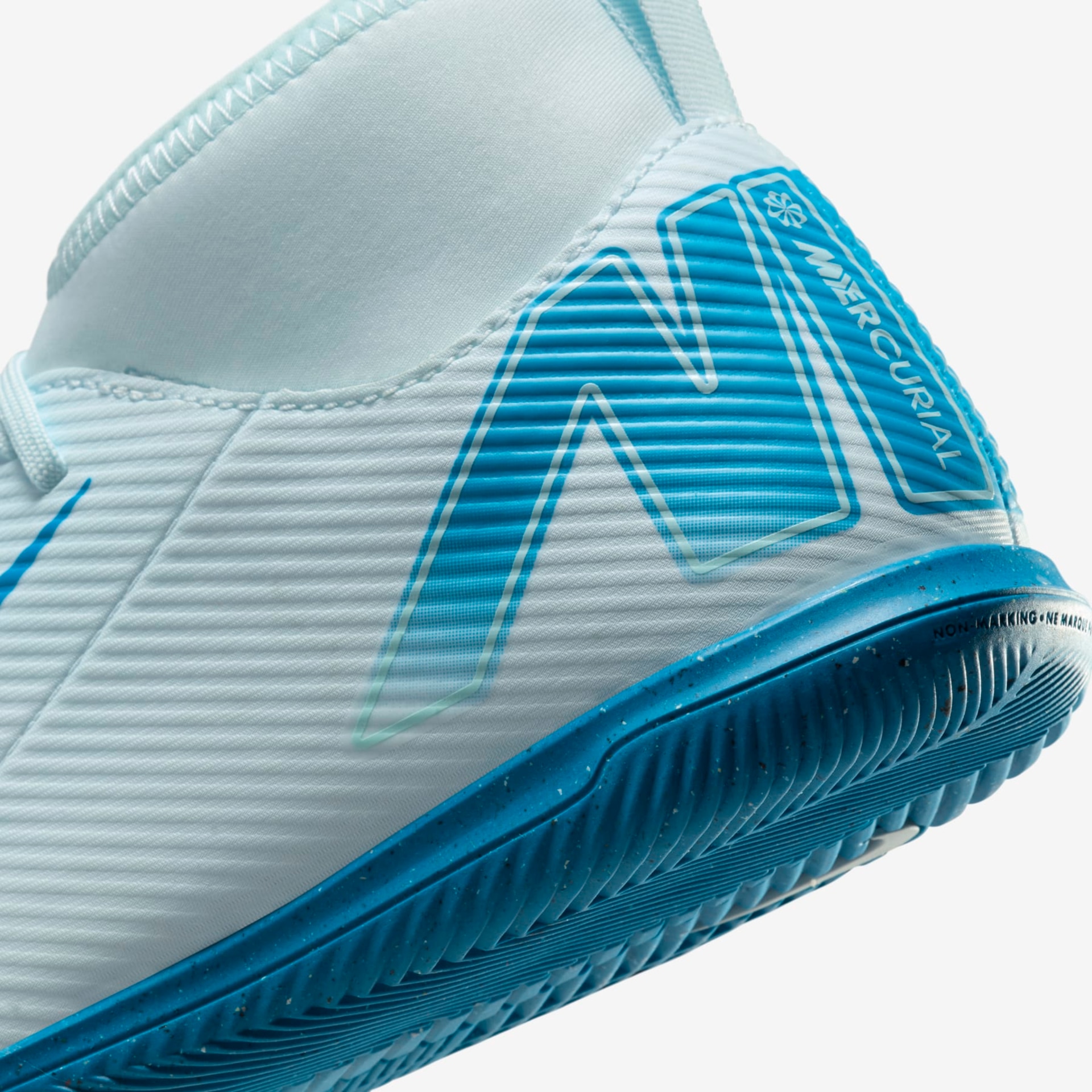 Chuteira Nike Zoom Mercurial Superfly 10 Club Infantil Futsal - Foto 8