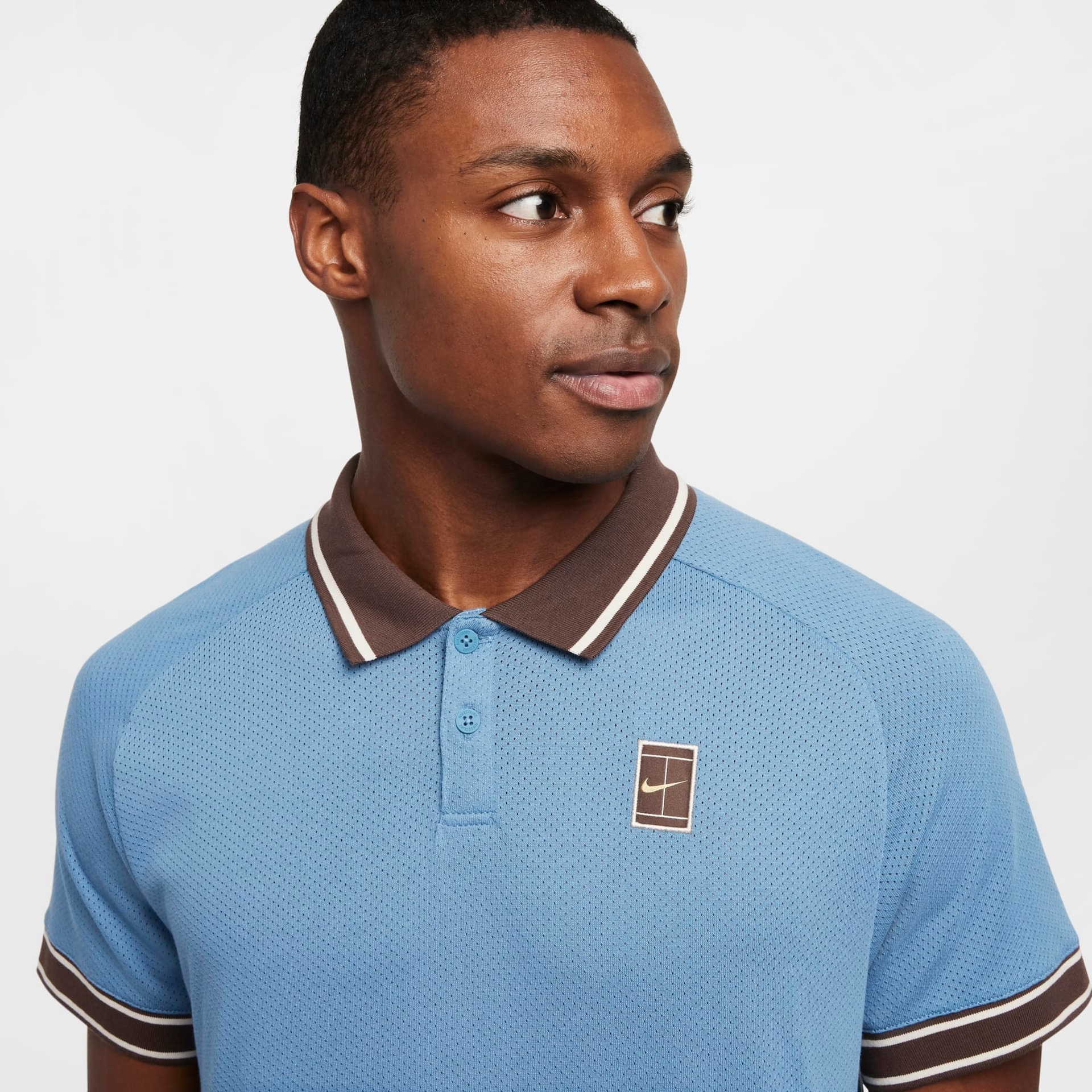 Camisa Polo NikeCourt Heritage Masculina - Foto 3