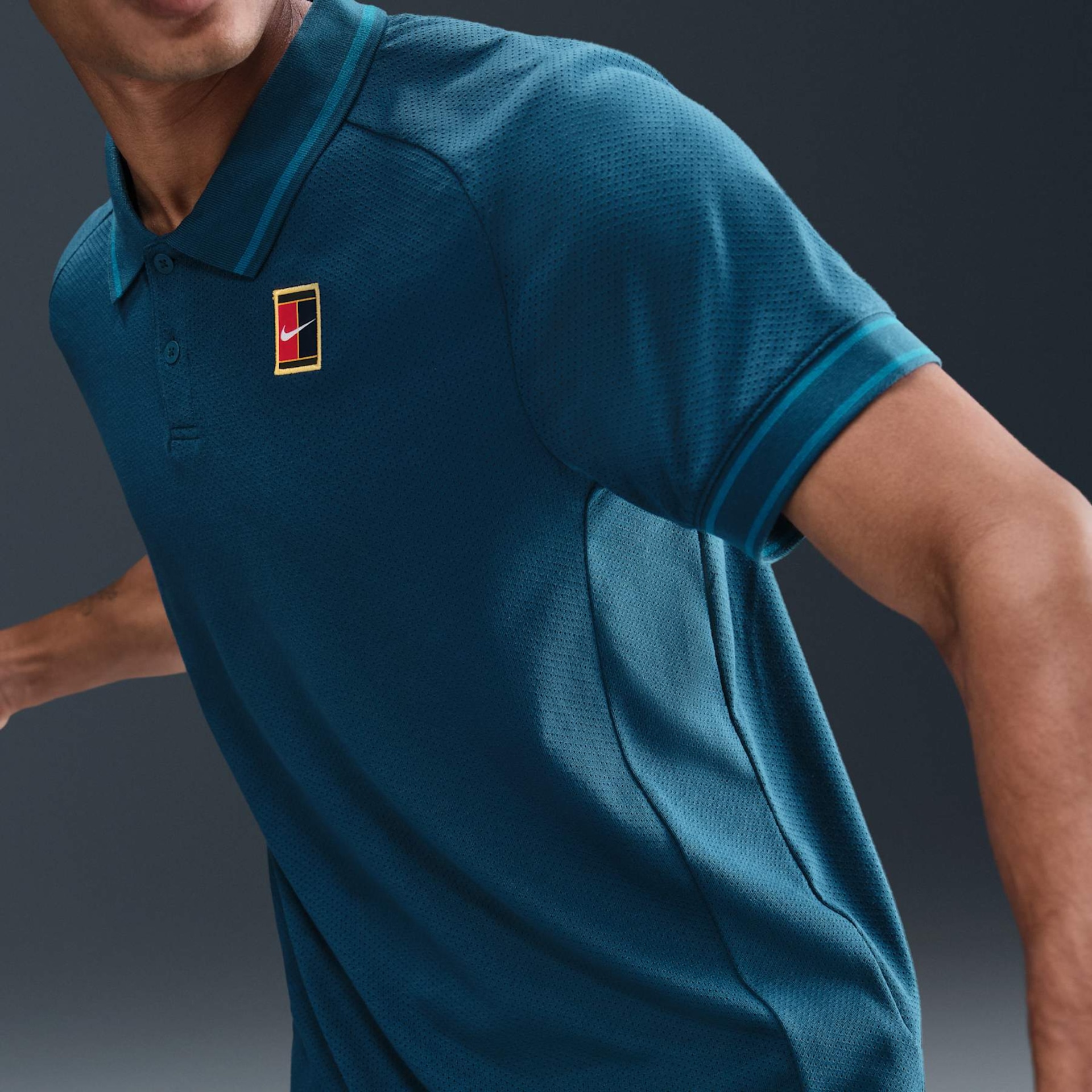 Camisa Polo Nike Court Heritage Masculina - Foto 3