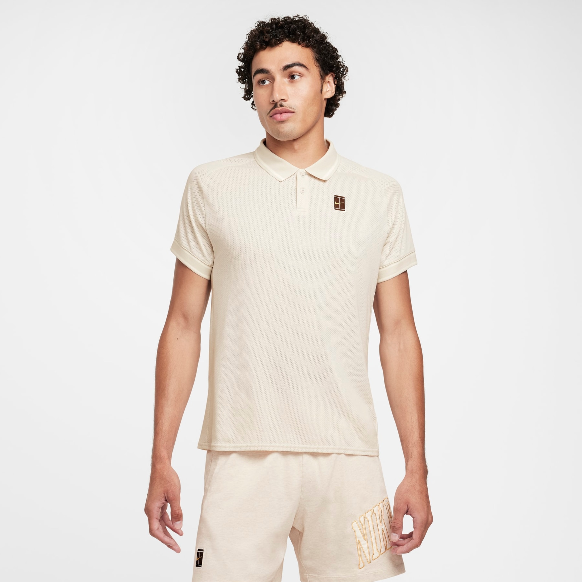 Camisa Polo NikeCourt Heritage Masculina - Foto 1