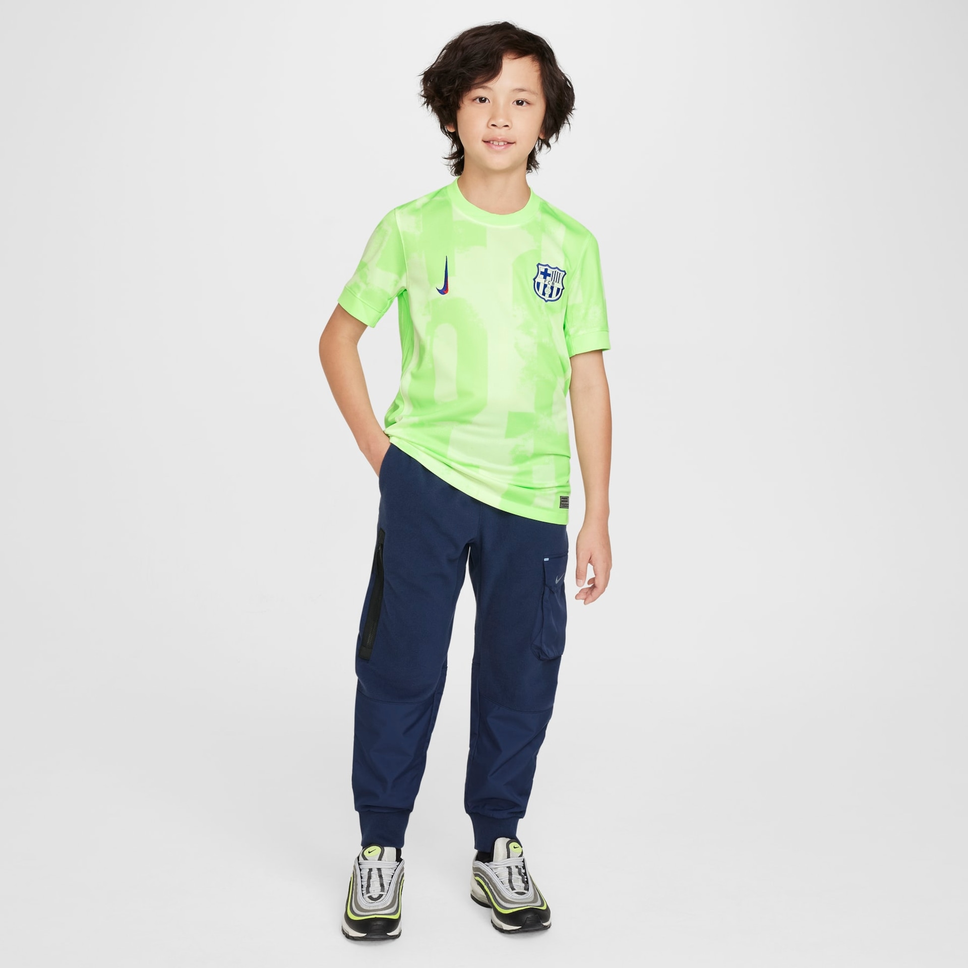 Camisa Nike FC Barcelona III 2024/25 Torcedor Pro Infantil - Foto 9