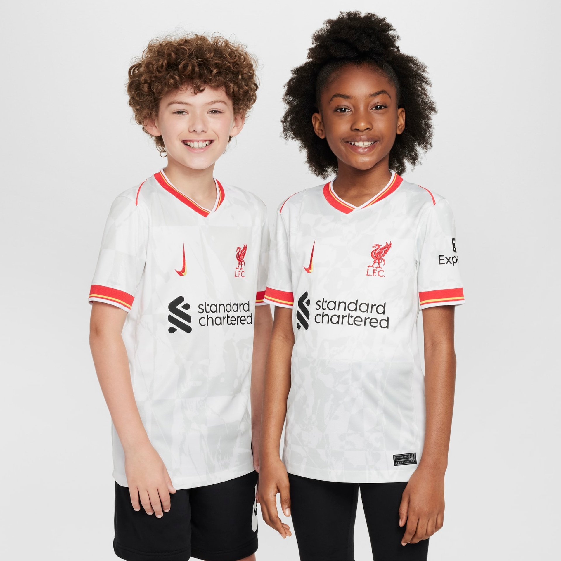 Camisa Nike Liverpool I 2024/25 Torcedor Pro Infantil - Foto 1