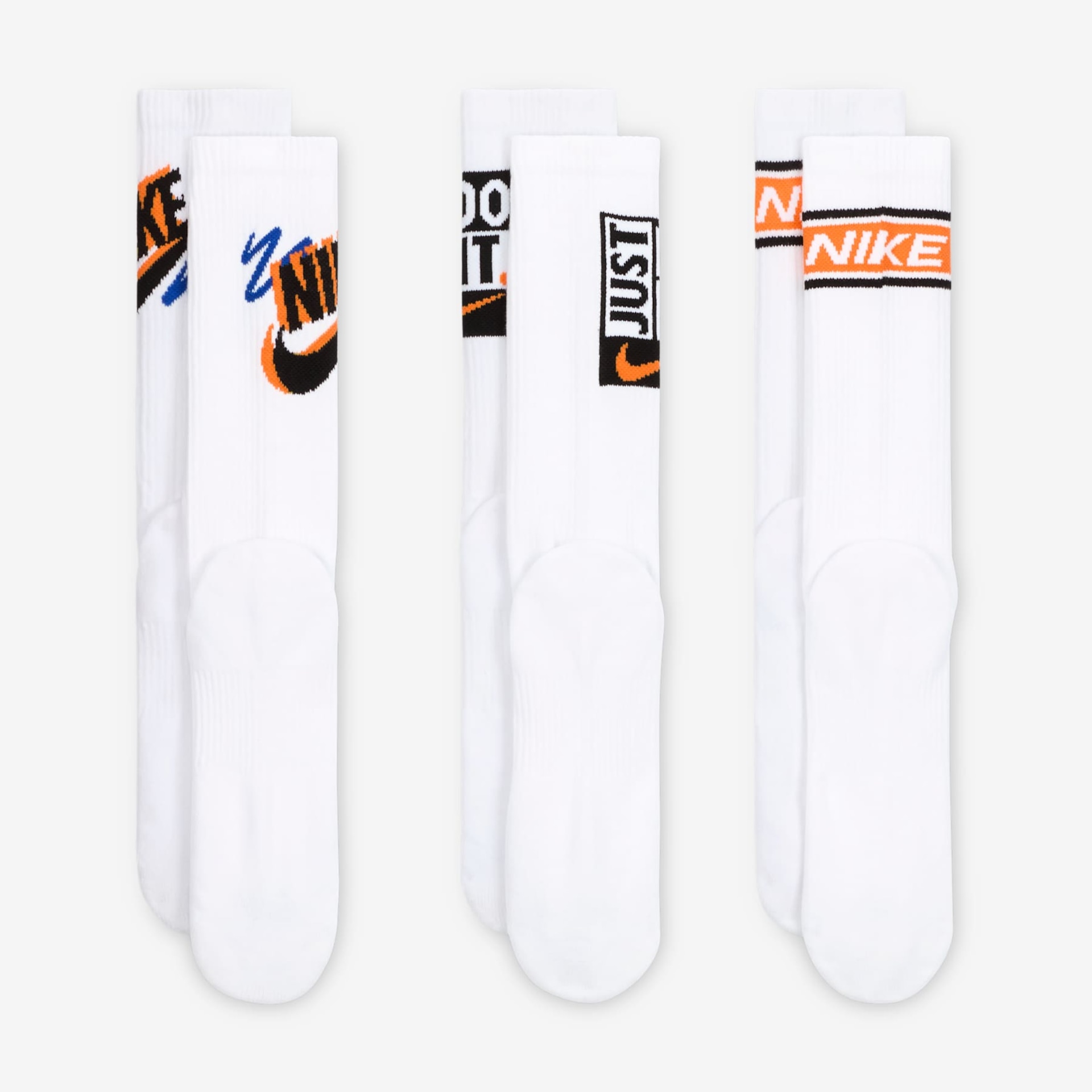 Meias Nike Everyday Plus (3 Pares) Unissex - Foto 3