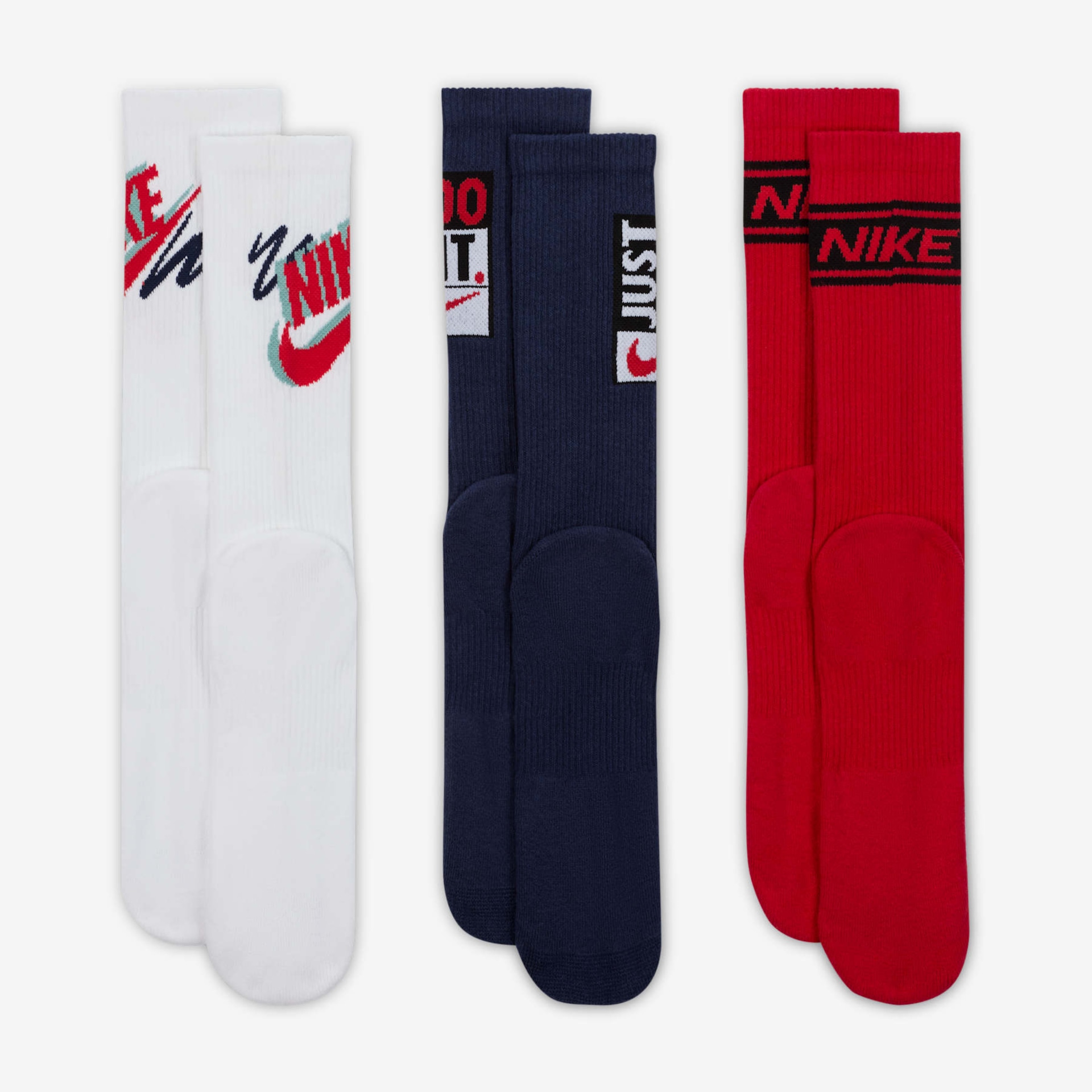 Meias Nike Everyday Plus (3 Pares) Unissex - Foto 3