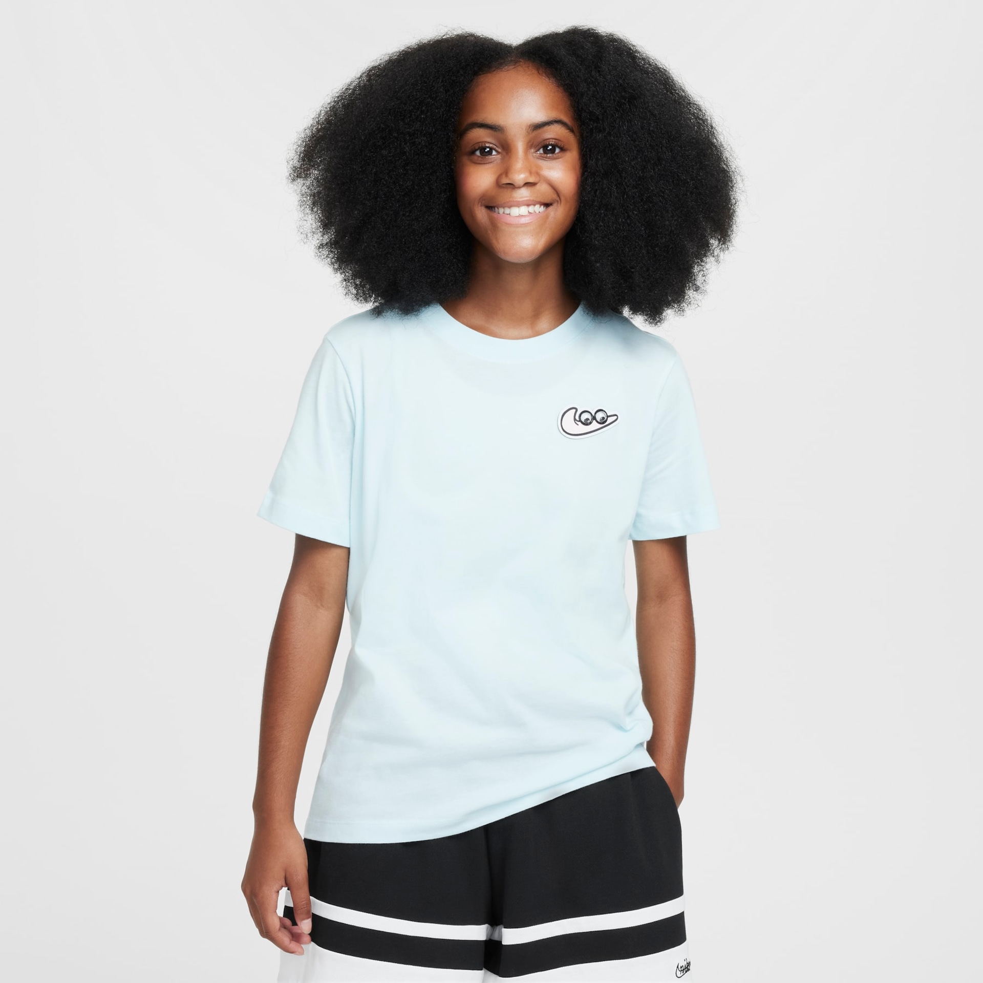 Camiseta Nike Sportswear Swooshy Infantil - Foto 1