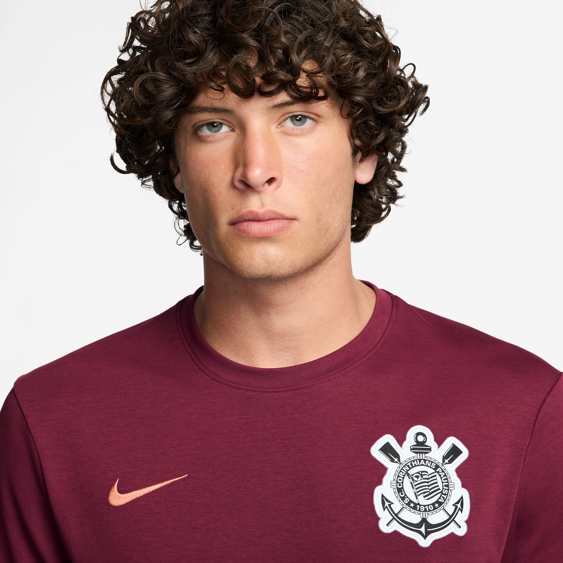 Camiseta Nike Corinthians Travel Masculina - Foto 3