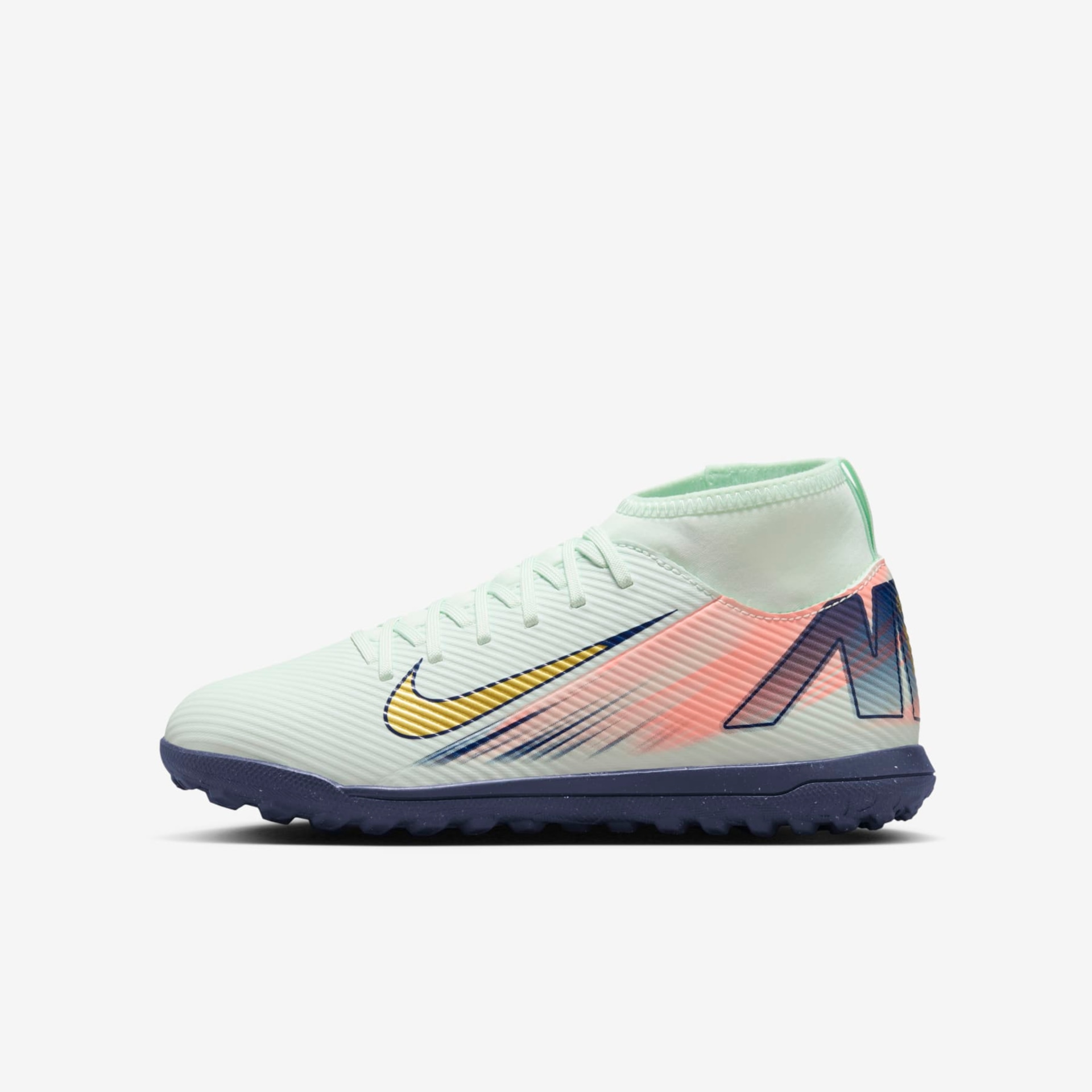Chuteira Nike Jr Mercurial Superfly 10 Club Infantil Society - Foto 1