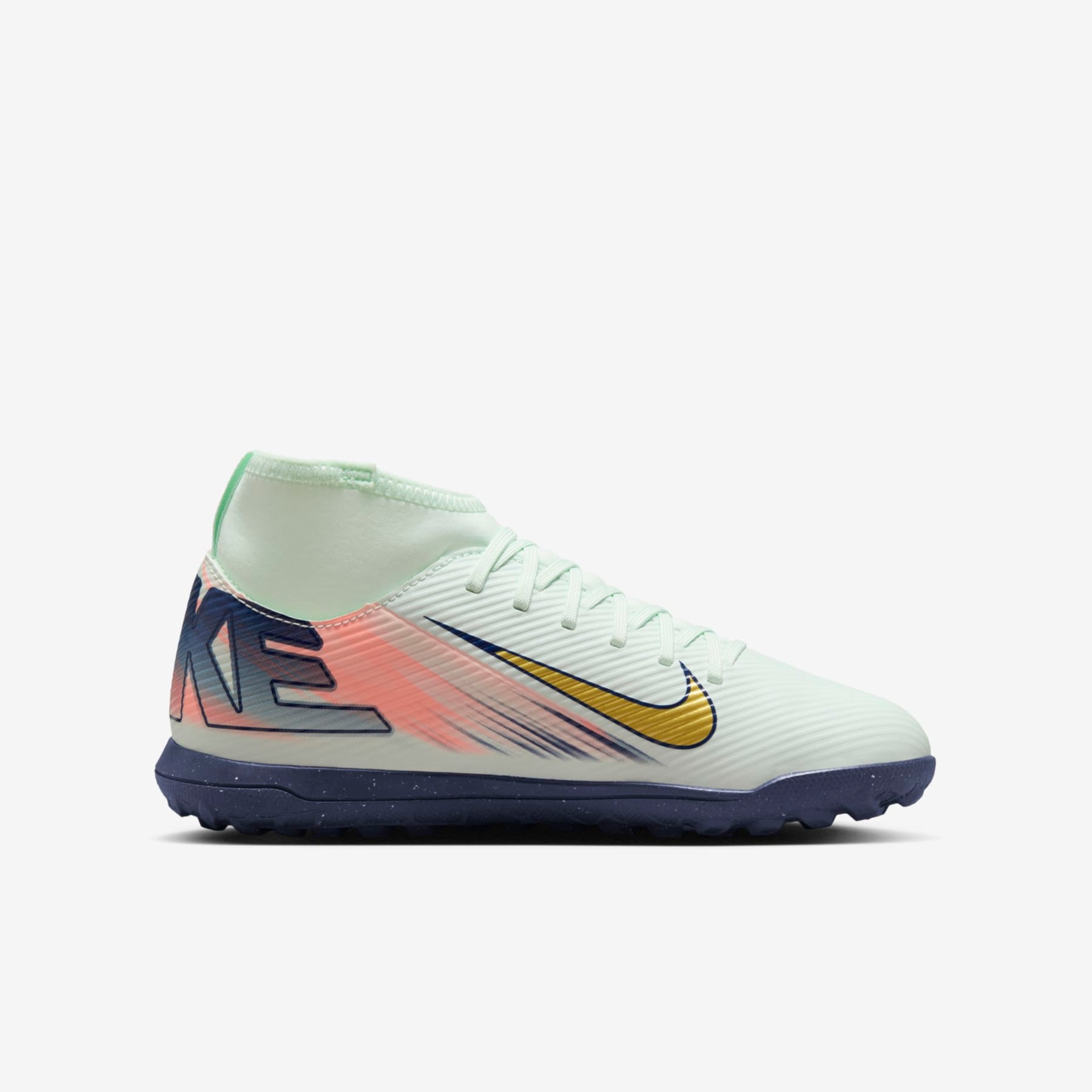 Chuteira Nike Jr Mercurial Superfly 10 Club Infantil Society - Foto 3