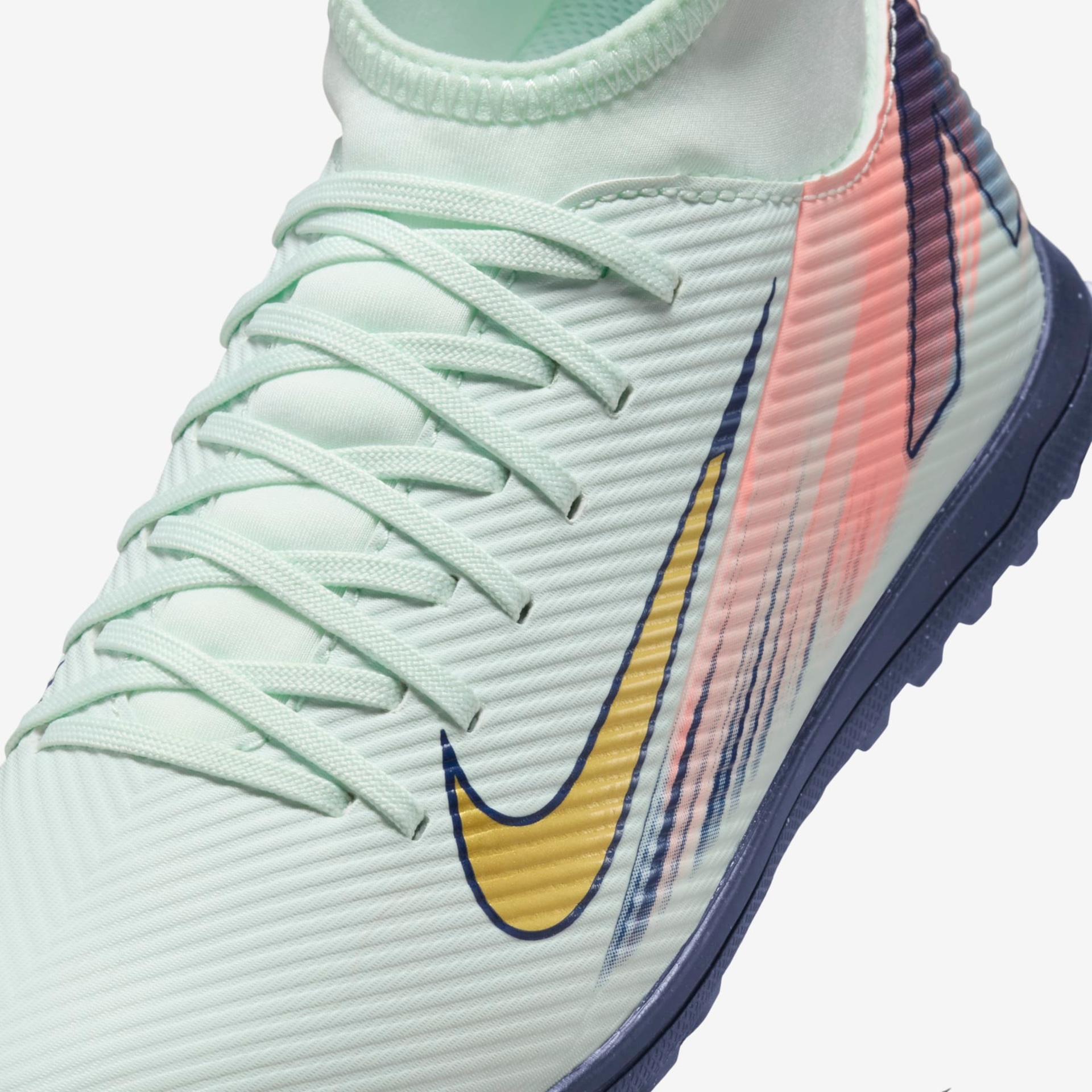 Chuteira Nike Jr Mercurial Superfly 10 Club Infantil Society - Foto 7