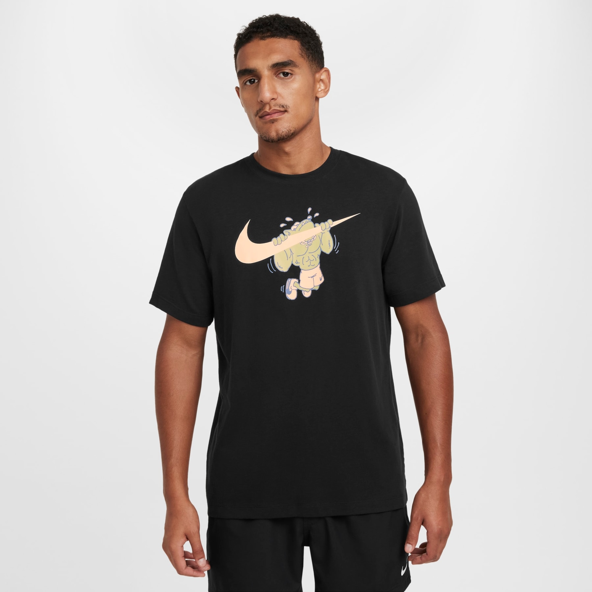 Camiseta Nike Dri-FIT Slub Anime Masculina - Foto 1