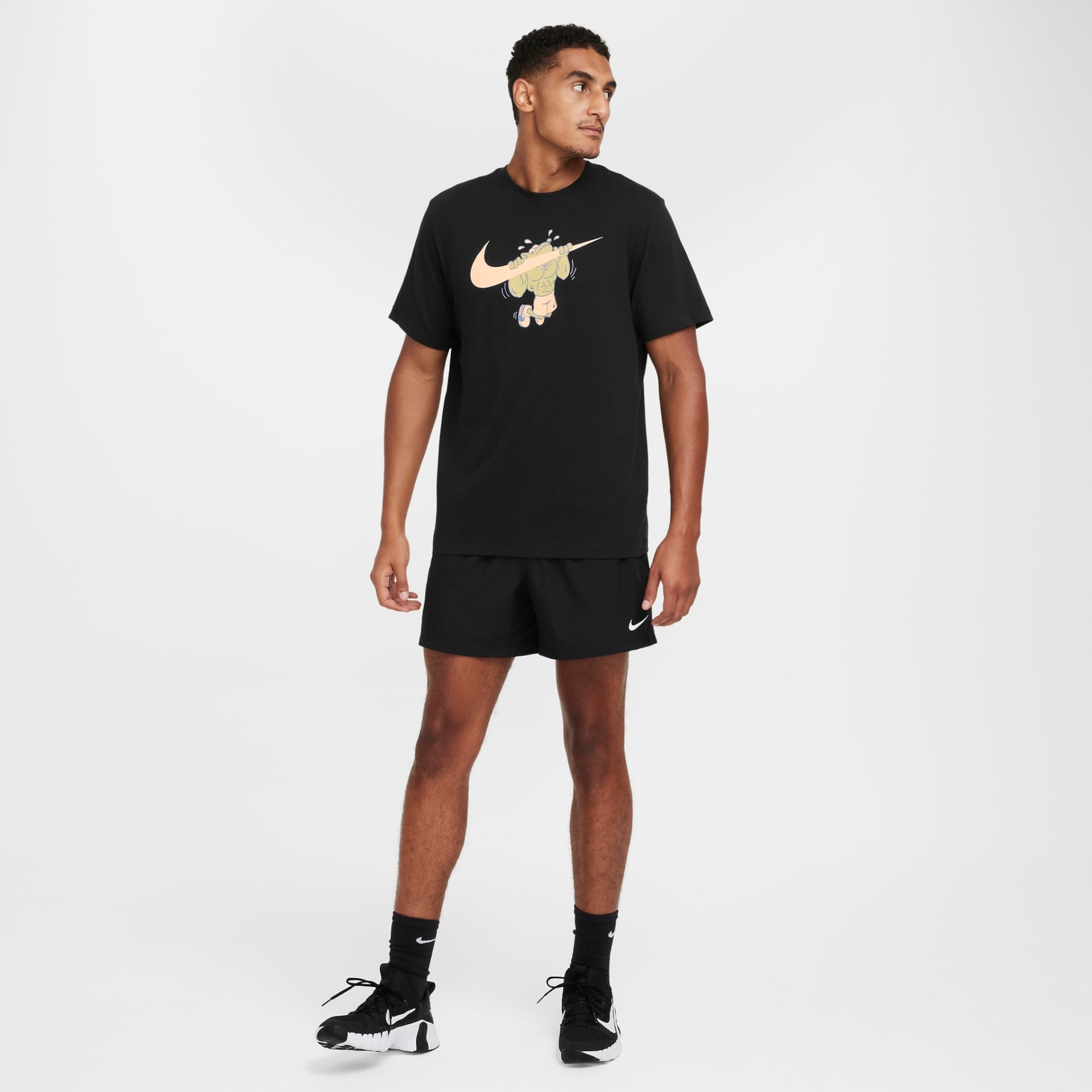 Camiseta Nike Dri-FIT Slub Anime Masculina - Foto 4