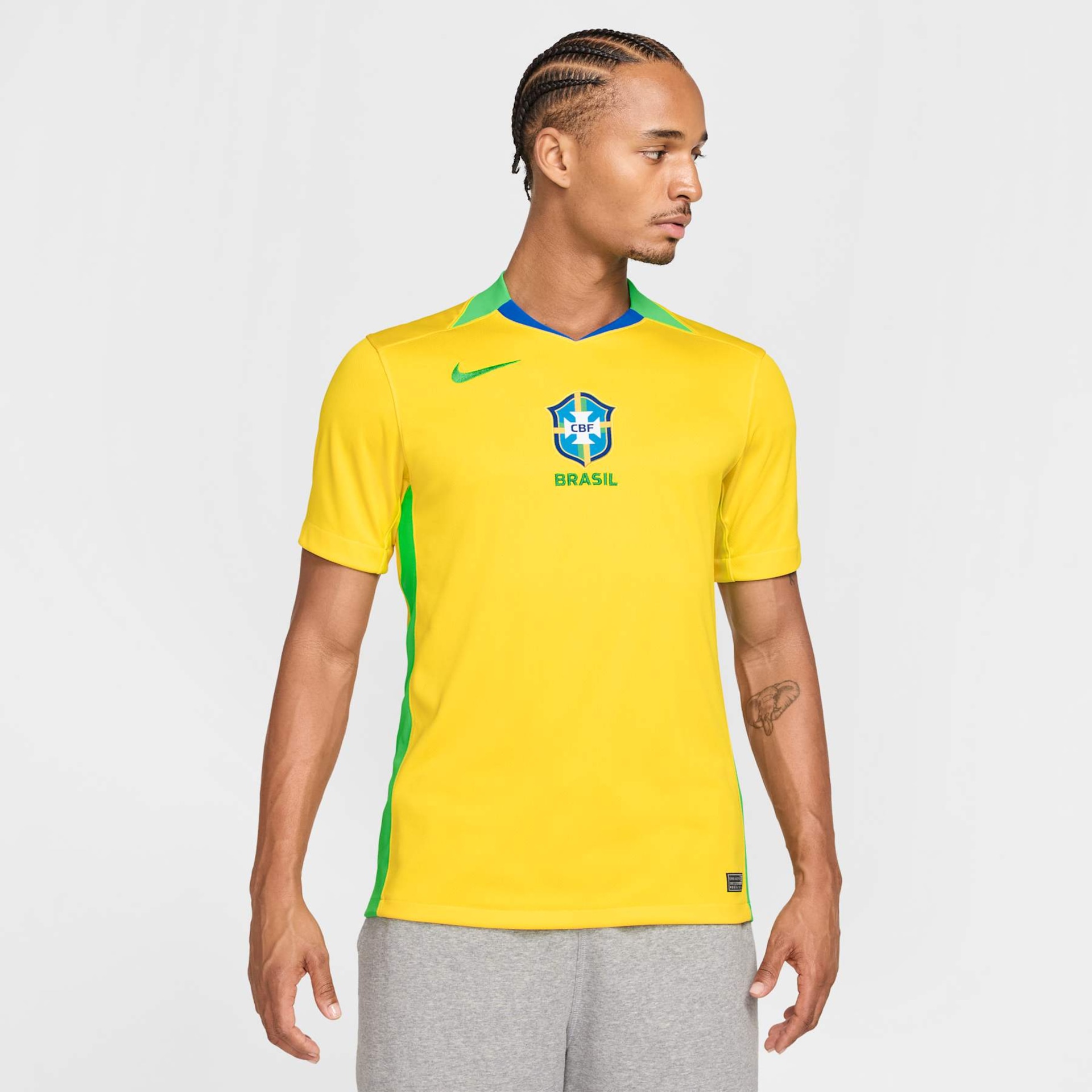 Imagem principal de Camisa Nike Brasil I 2025/26 Torcedor Pro Masculina