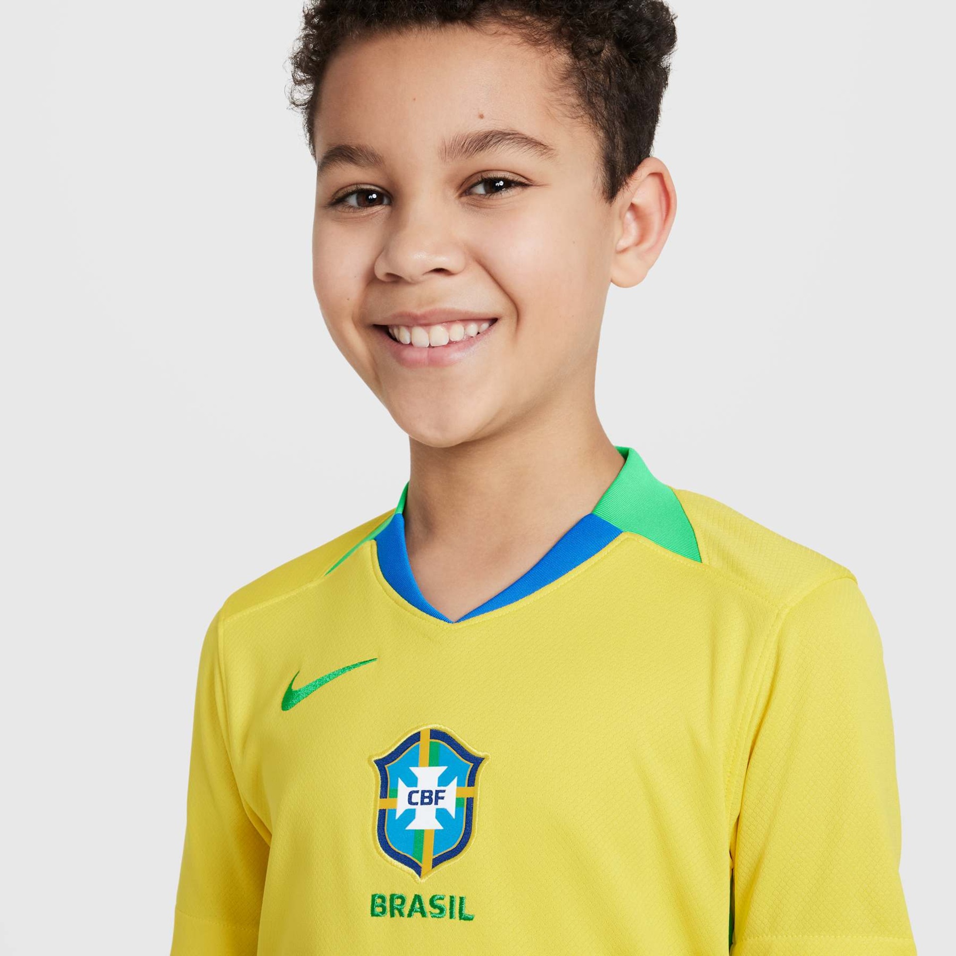 Camisa Nike Brasil I 2025/26 Torcedor Pro Infantil - Foto 3