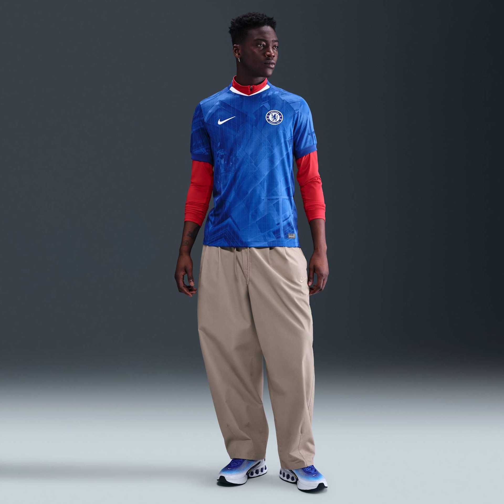 Camisa Nike Chelsea I 2025/26 Torcedor Pro Masculina - Foto 4