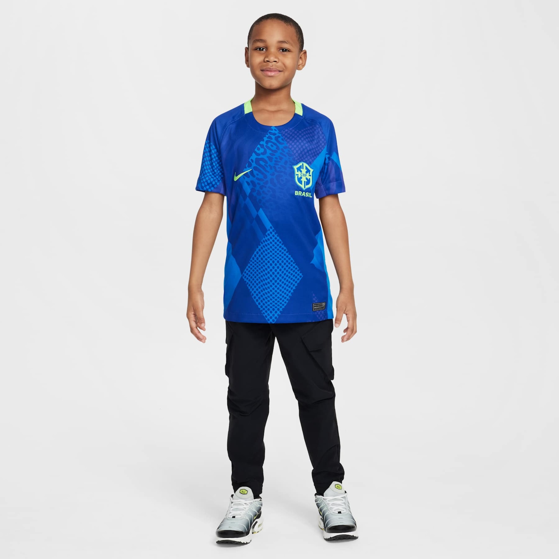 Camisa Nike Brasil II 2025/26 Torcedor Pro Infantil - Foto 9