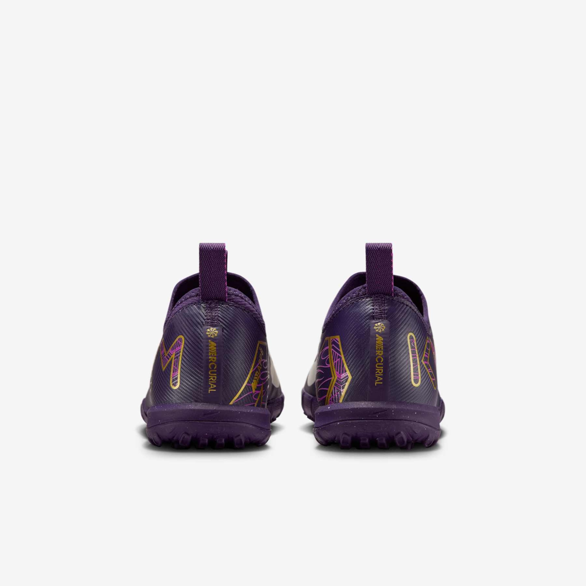 Chuteira Nike Zoom Vapor 16 Academy Kylian Mbappé Infantil Society - Foto 6