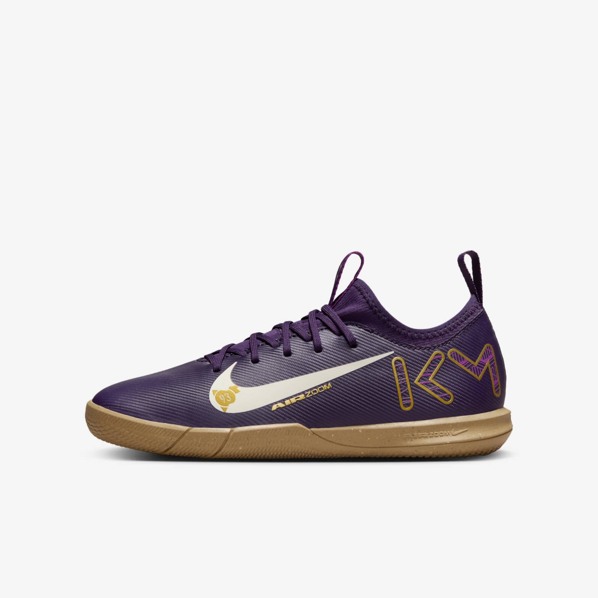 Chuteira Nike Zoom Vapor 16 Academy Kylian Mbappé Infantil Futsal - Foto 1