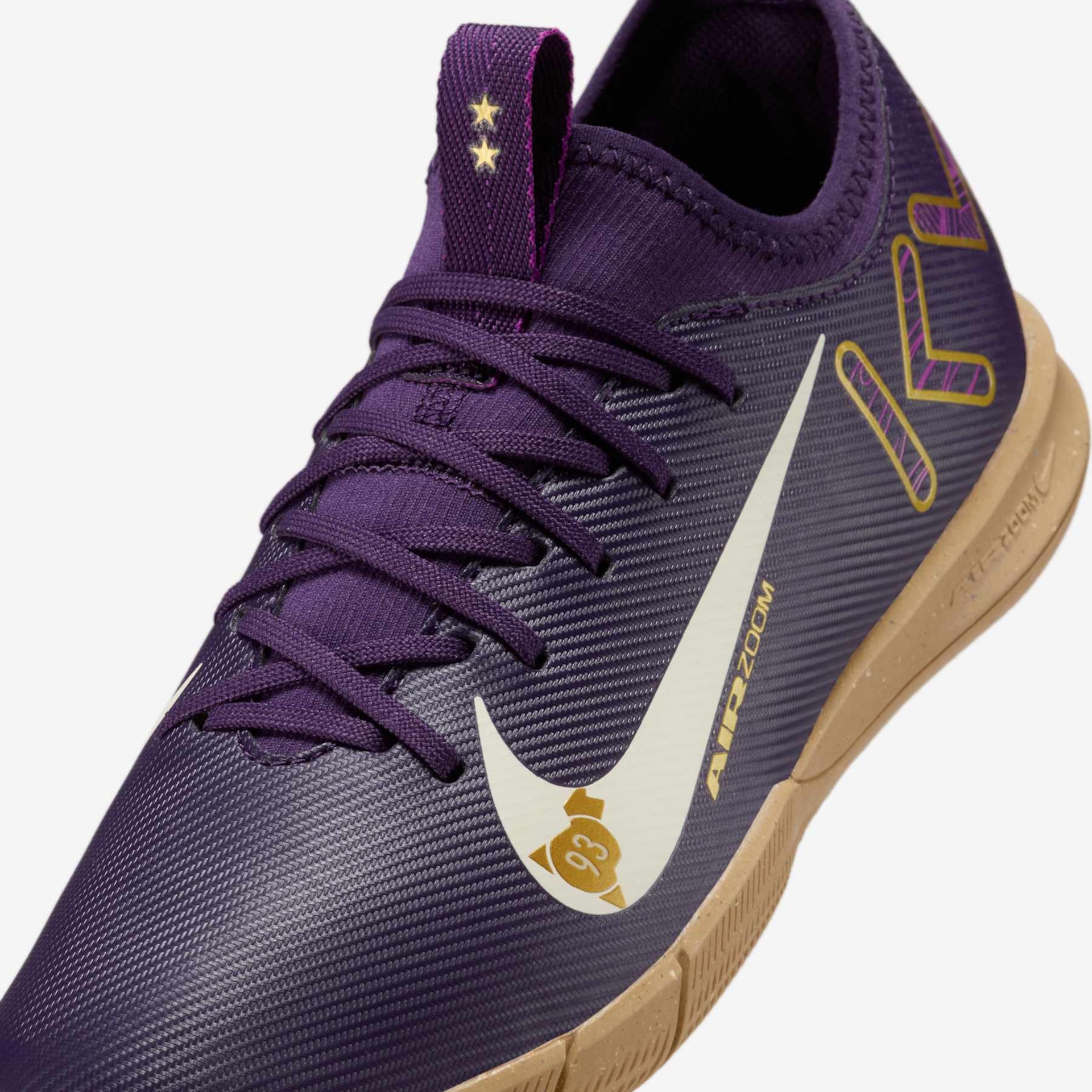 Chuteira Nike Zoom Vapor 16 Academy Kylian Mbappé Infantil Futsal - Foto 7