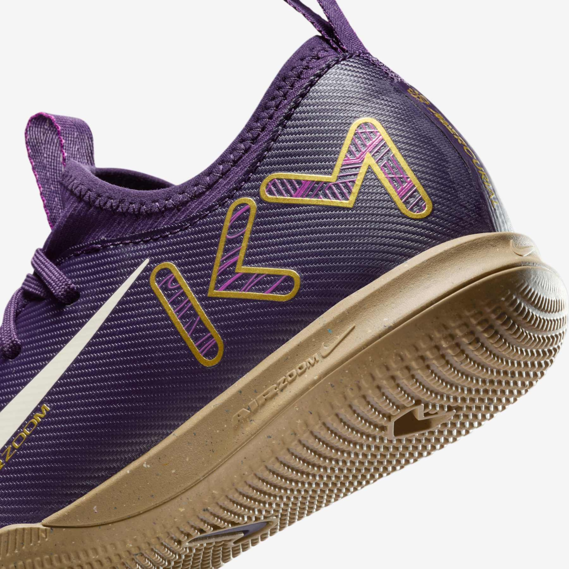 Chuteira Nike Zoom Vapor 16 Academy Kylian Mbappé Infantil Futsal - Foto 8