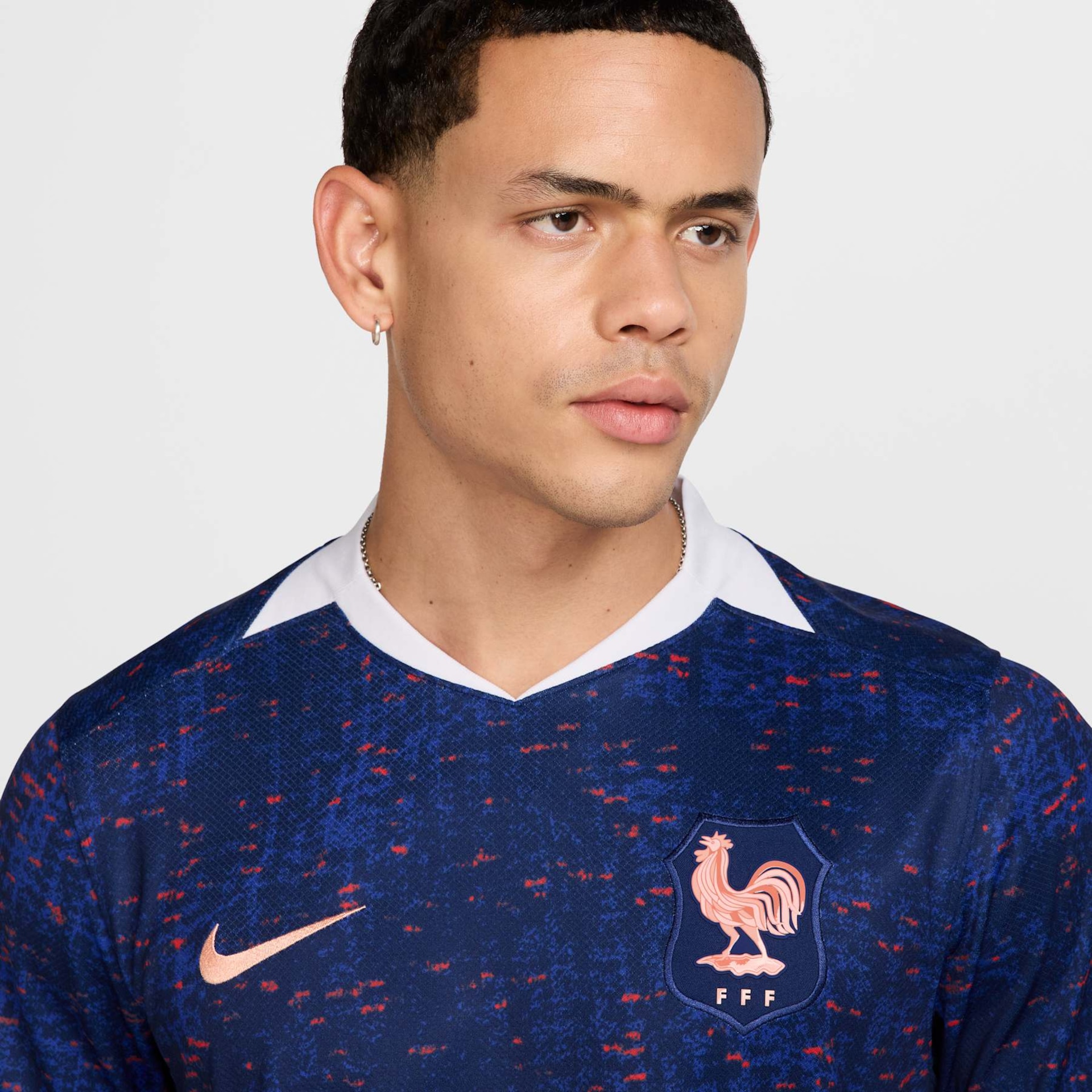 Camisa Nike França I 2025/26 Torcedor Pro Masculina - Foto 3