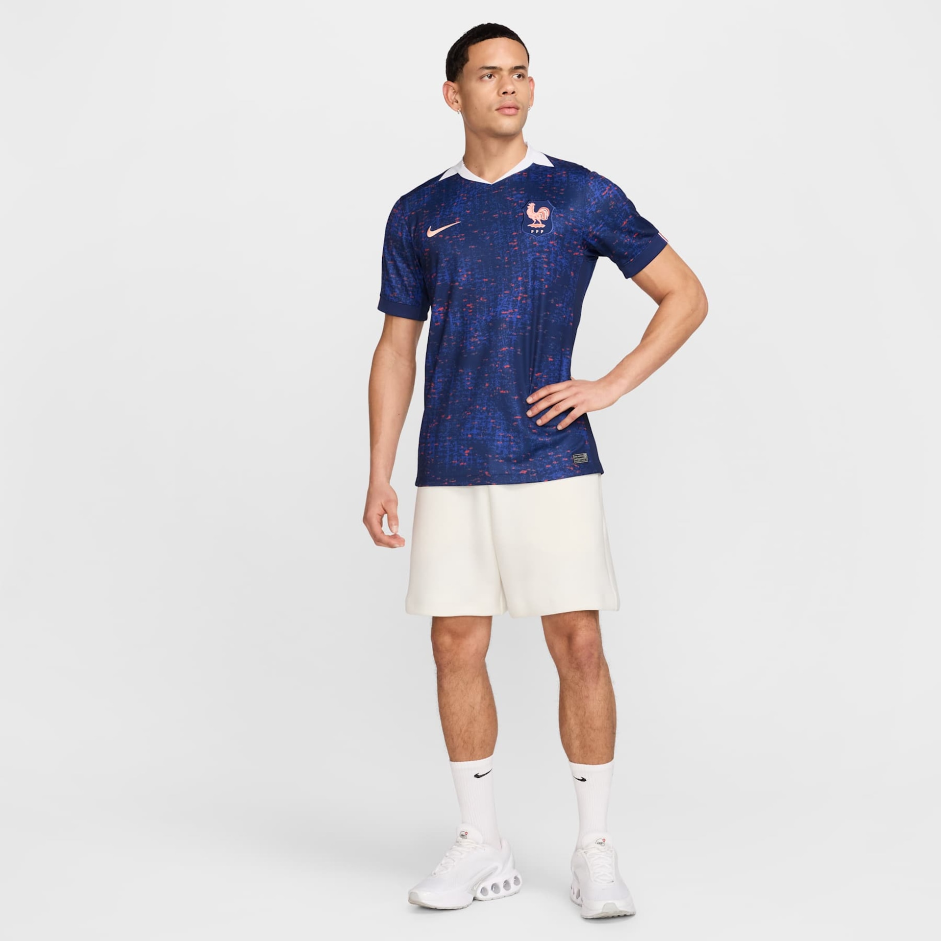Camisa Nike França I 2025/26 Torcedor Pro Masculina - Foto 8