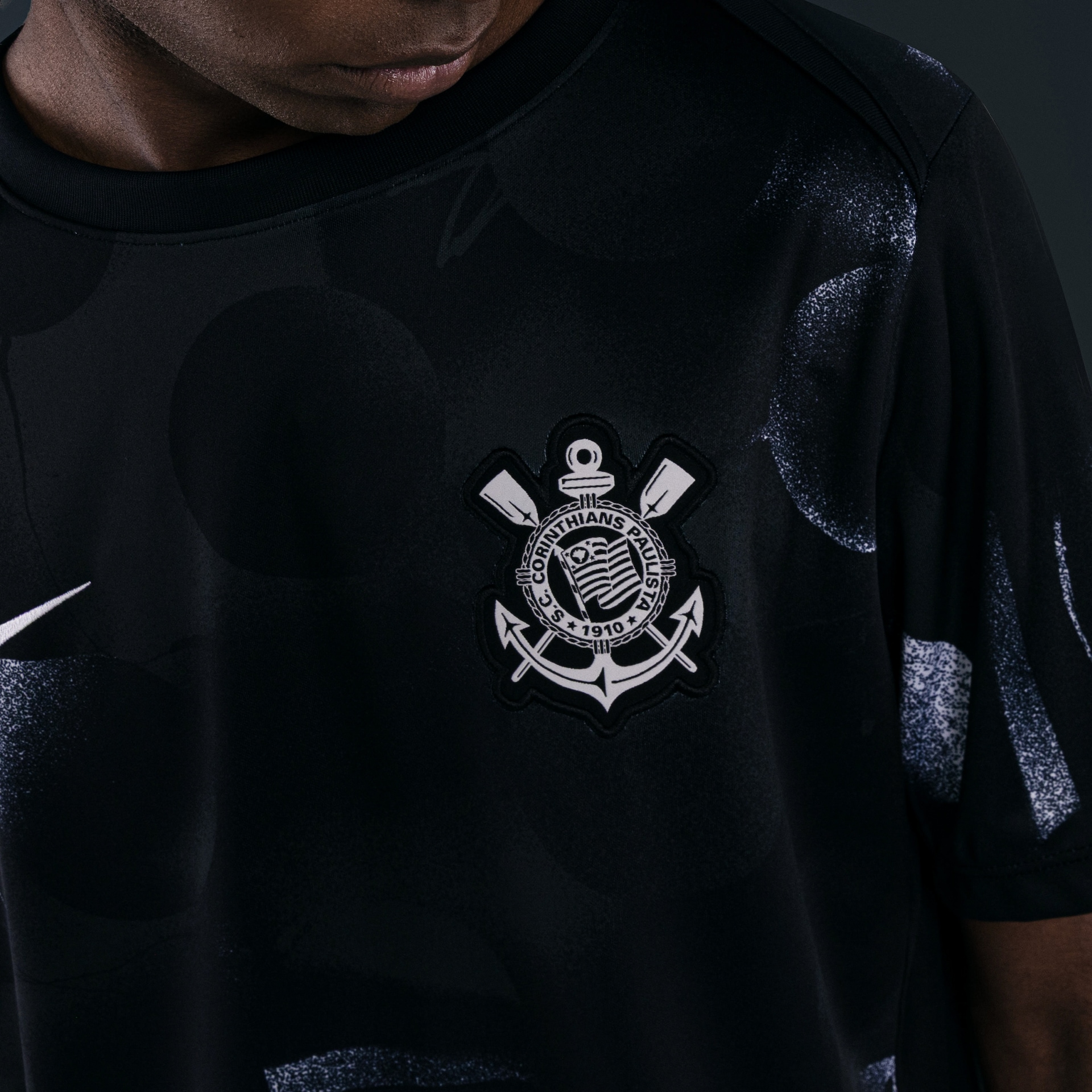 Camisa Nike Corinthians Pré-Jogo 2025 Masculina - Foto 2