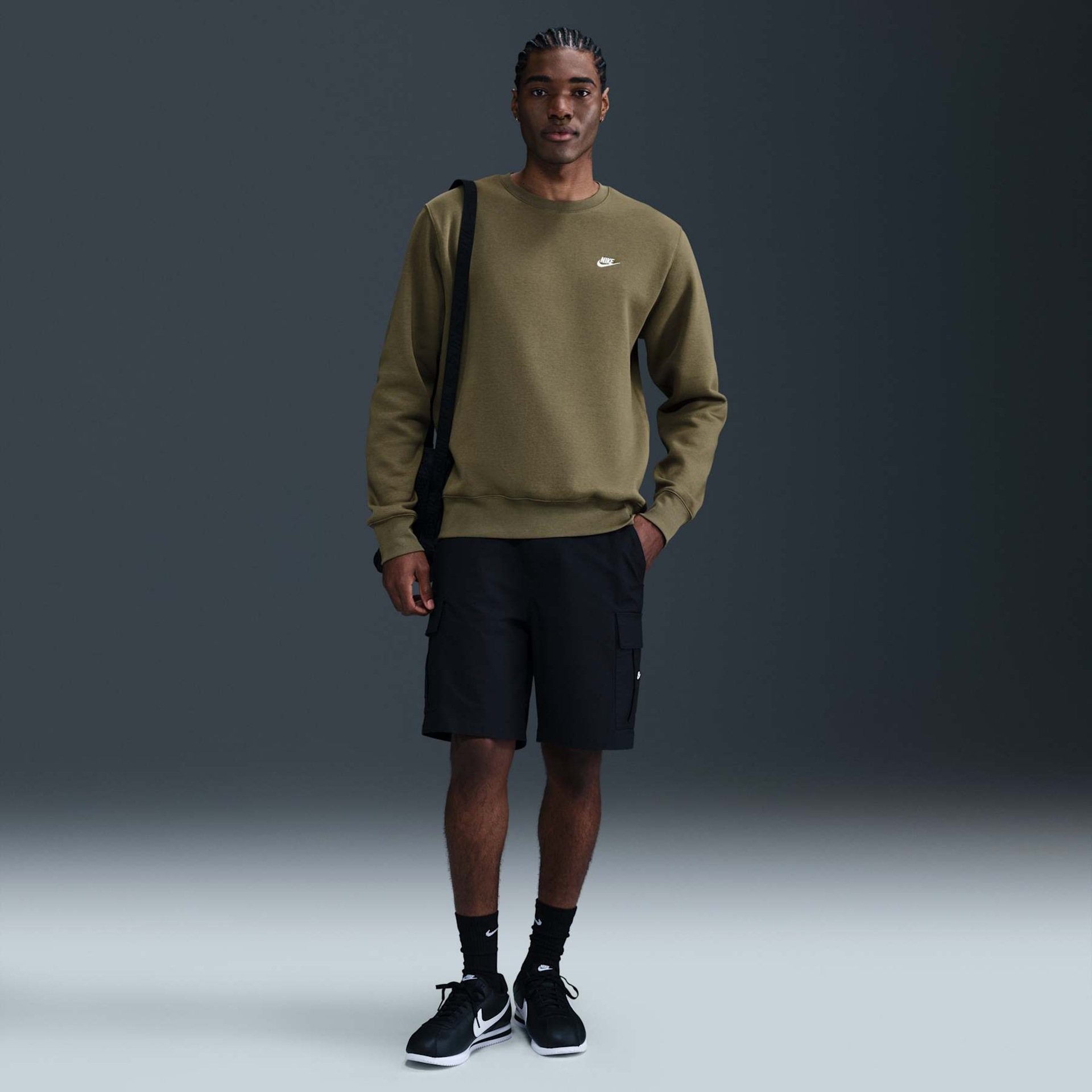 Blusão Nike Club Crew Masculino - Foto 4