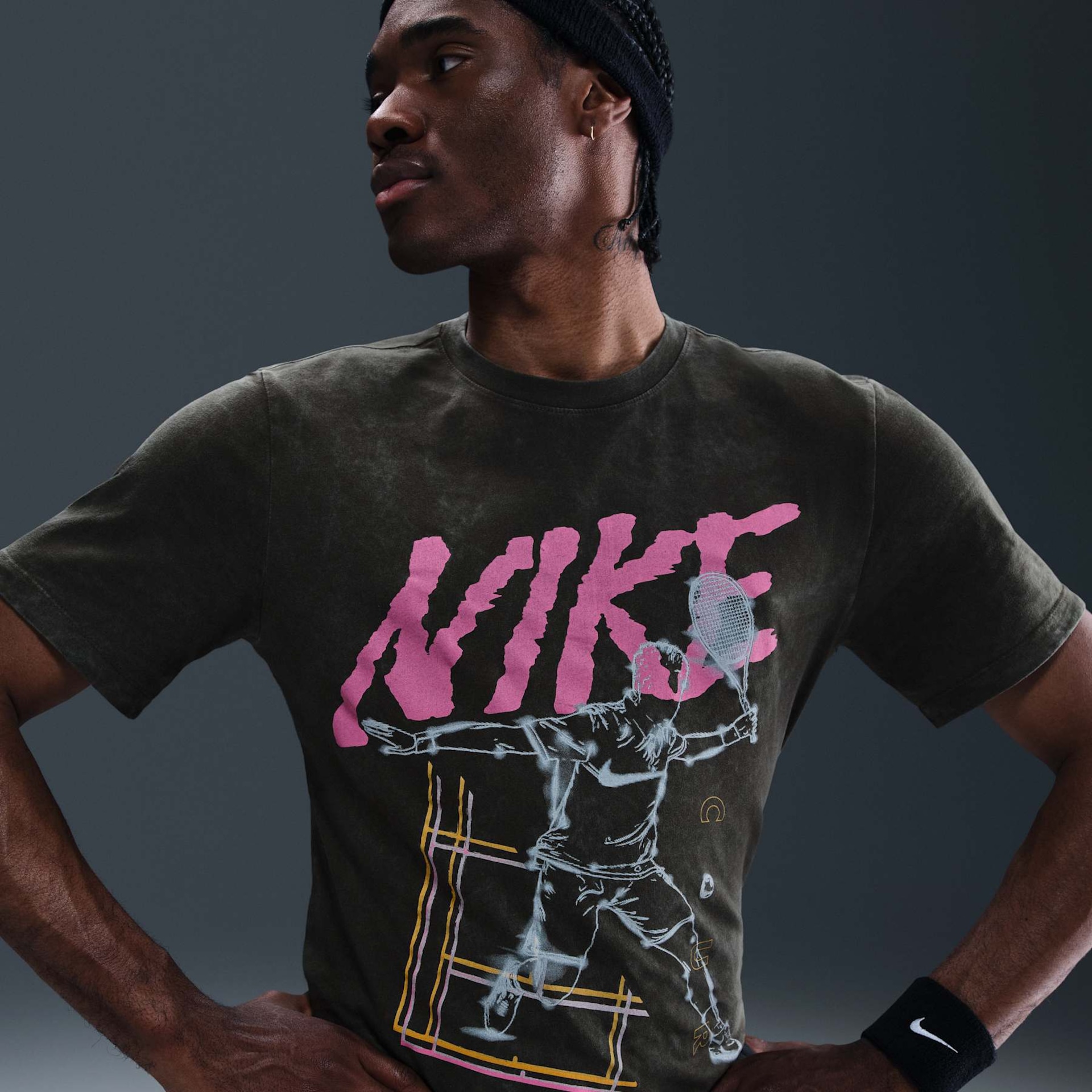 Camiseta Nike Court OC Masculina - Foto 3