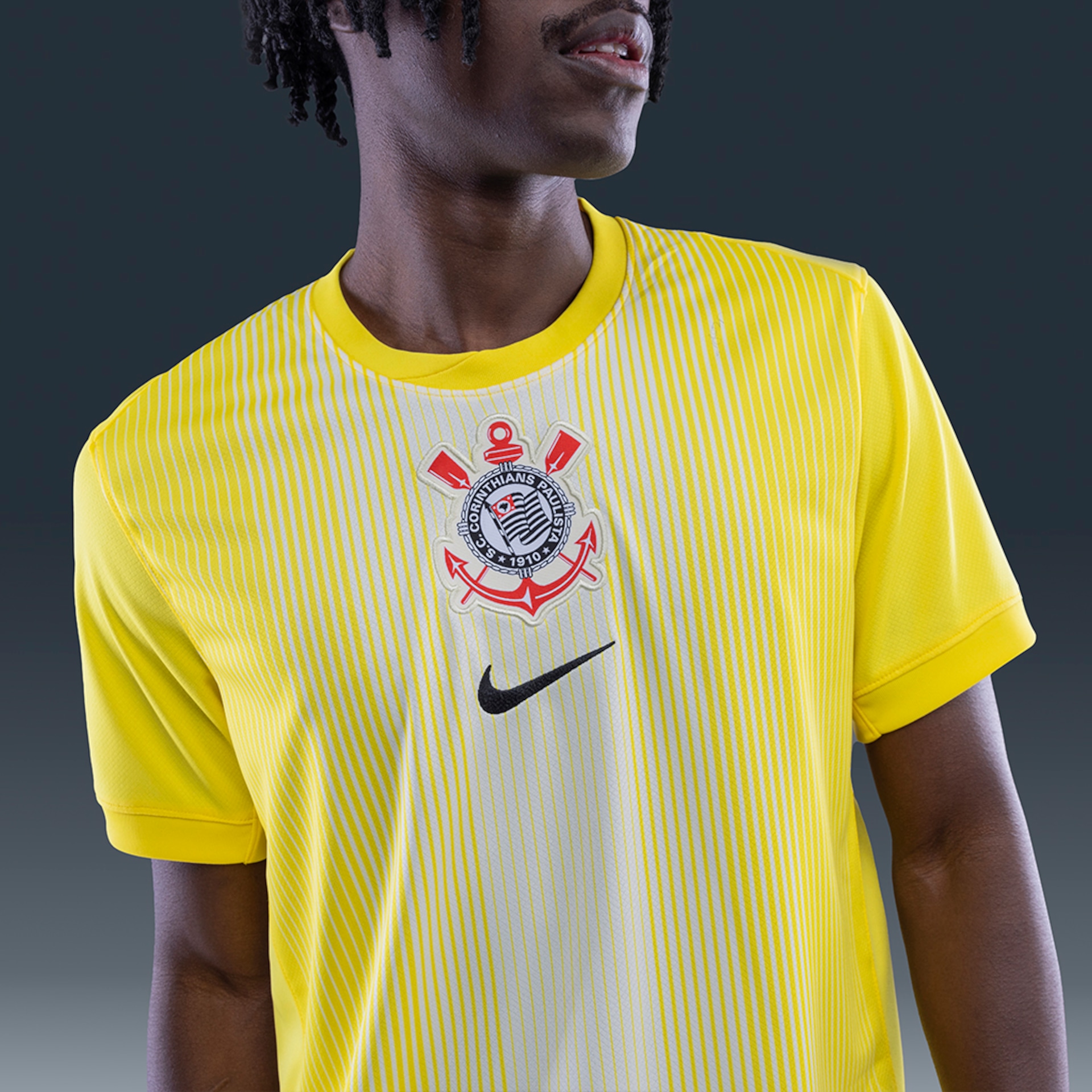 Imagem principal de Camisa de Goleiro Corinthians Nike 2025/26 Torcedor Pro Masculina